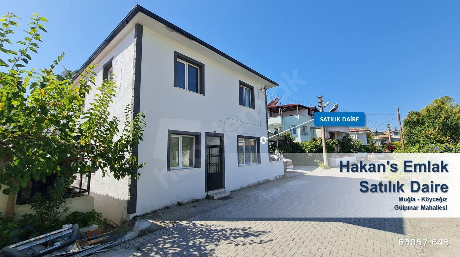 Hakan's Emlak'tan Köyceğiz Merkezde Müstakil Girişli Satılık Daire
