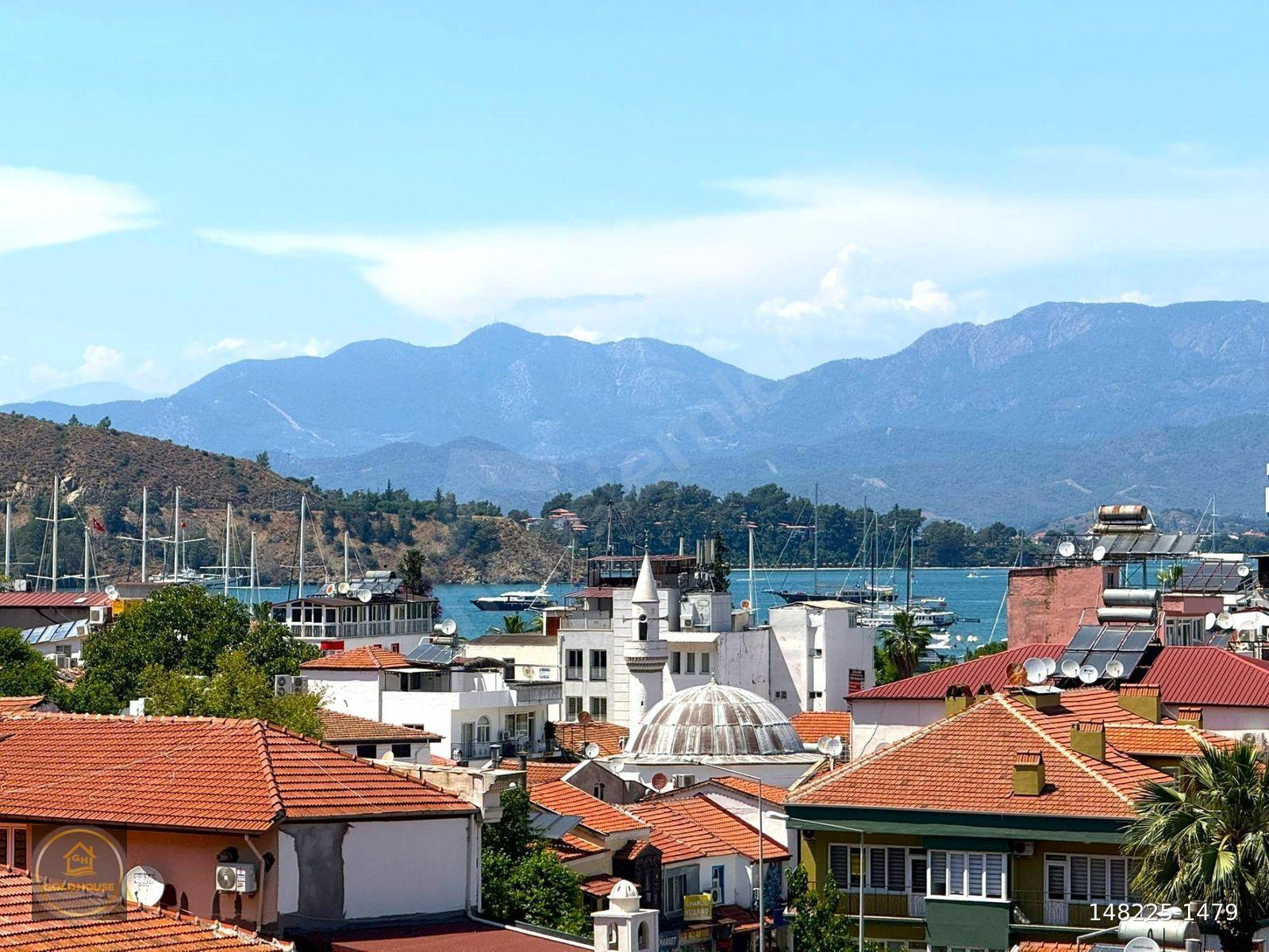 GoldHouse dan Satılık Fethiyede 1+1 Full Deniz Manzaralı, Yatırımlık Daire