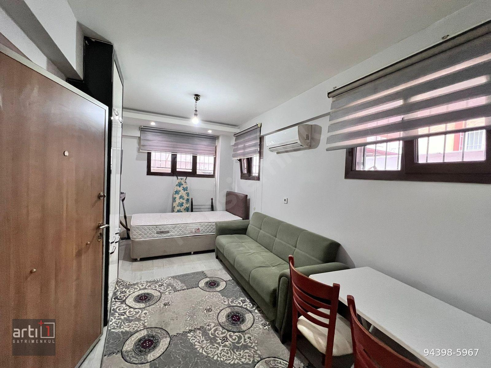 +1'DEN FORUM YAKINI 1+0 30 M2 KLİMALI EŞYALI APART