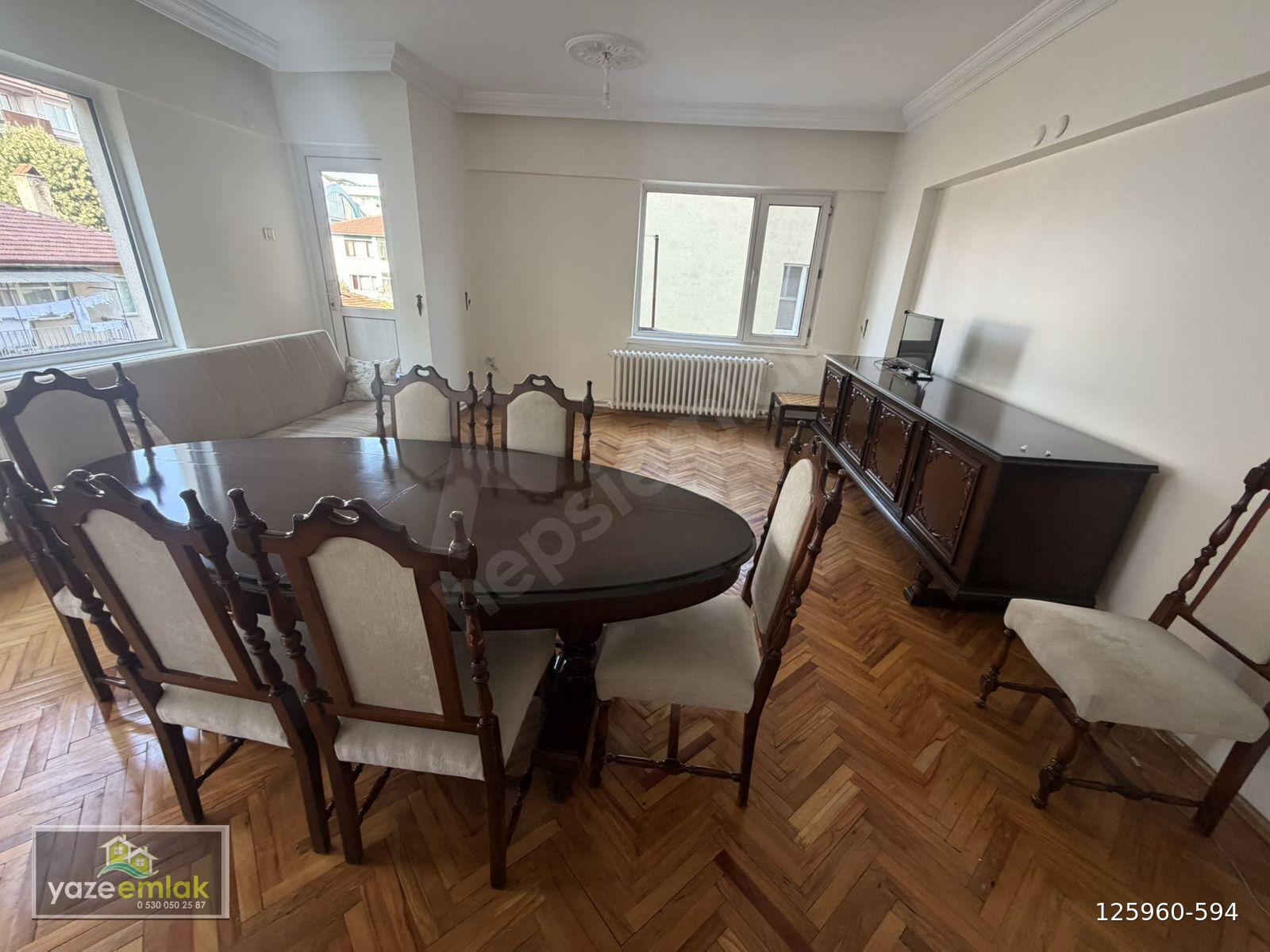 YAZE EMLAK’tan Bahçelievler Mh’de Yarı Eşyalı 3+1 Ara Kat Kiralık Temiz Daire