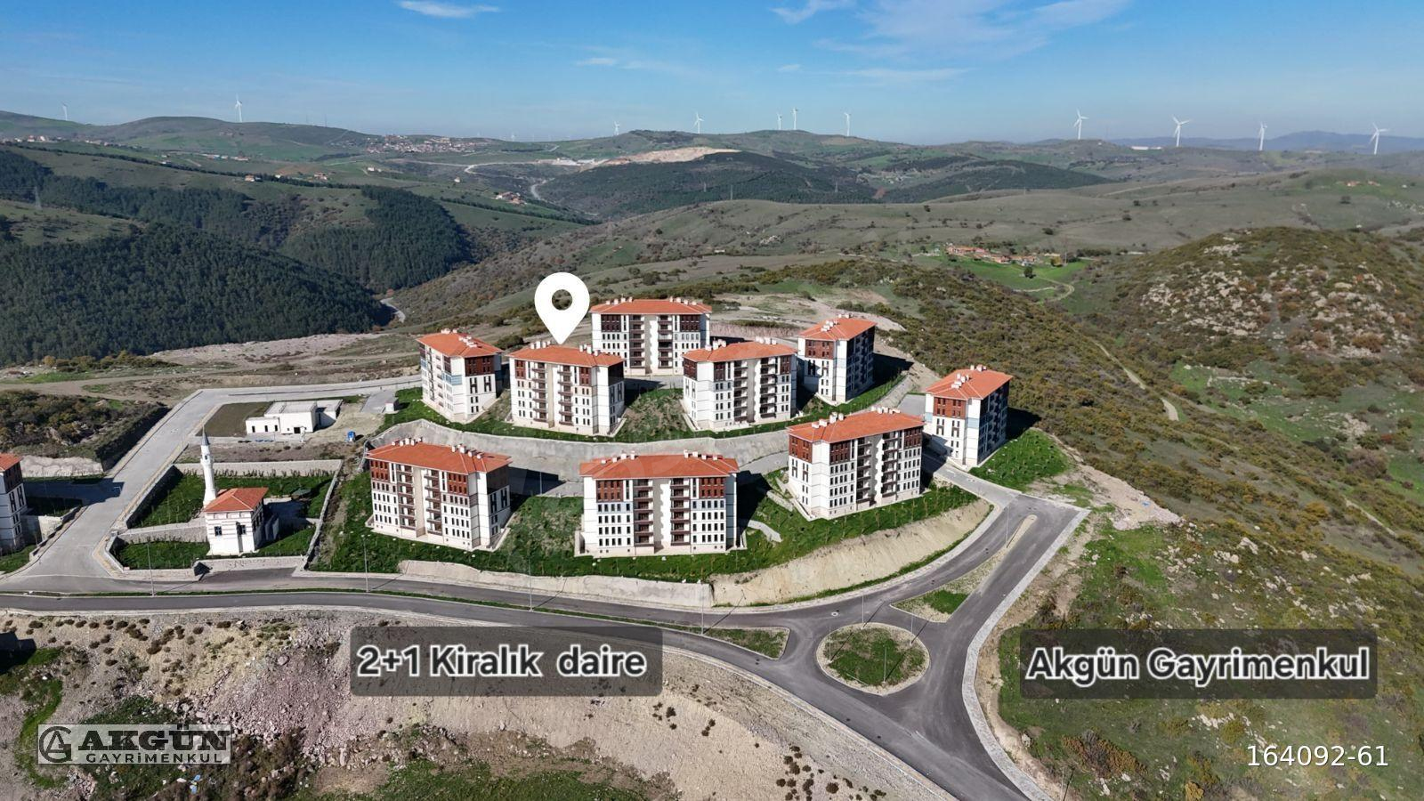 Akgünden Kuvayi Milliyede tokide 2+1 90 m2 kiralık daire