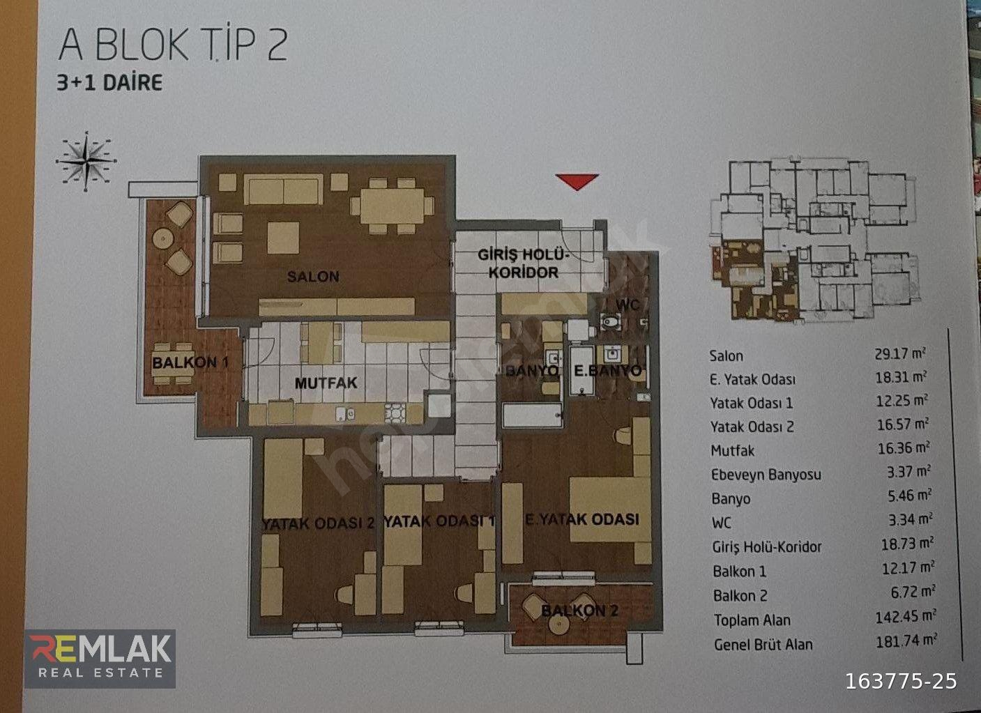 ANKARA NIN MERKEZİNDE ZÜMRÜTEVLER SİTESİNDE SATILIK 3+1 DAİRE