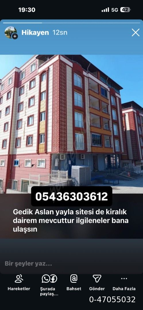 Sahibinden kiralık daire