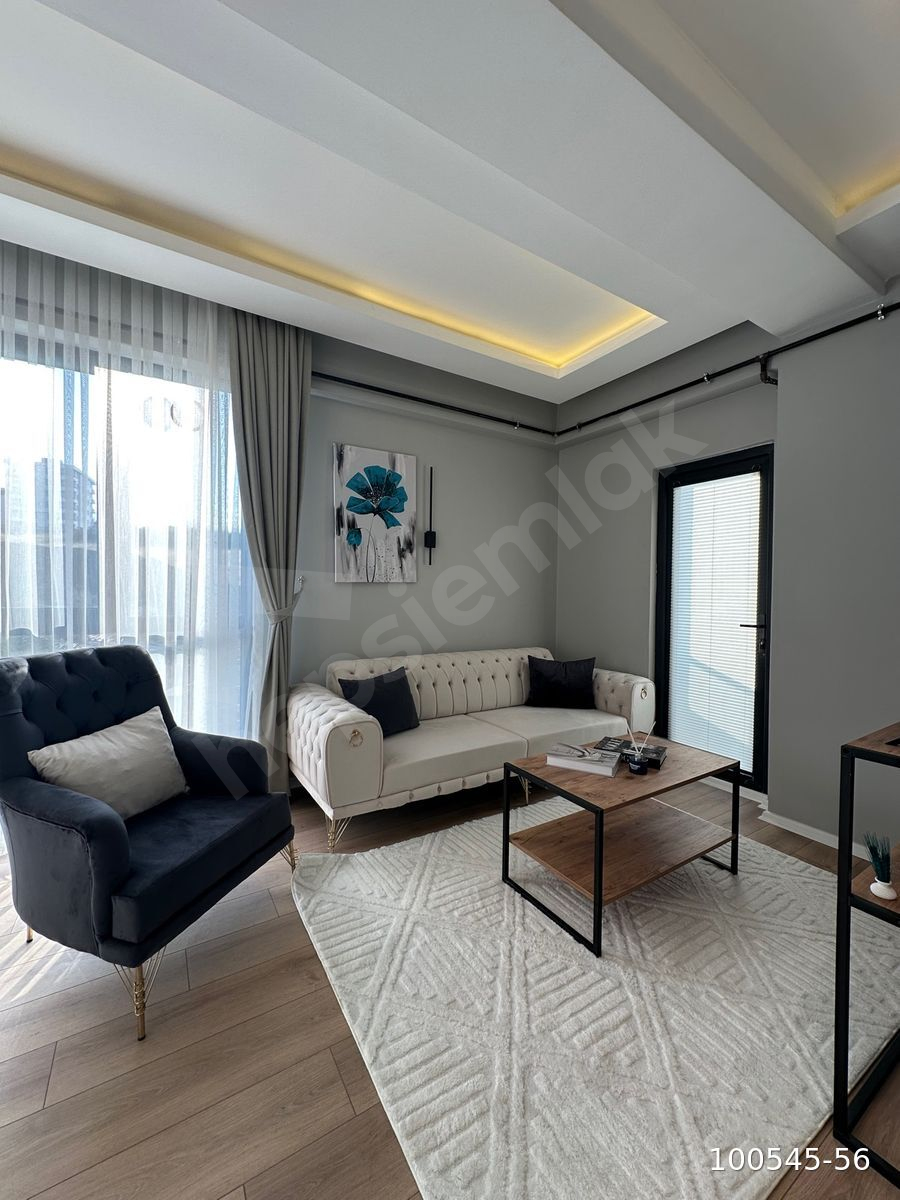 ATAKUM’DA SIFIR EŞYALI 4.KAT KİRALIK 1+1