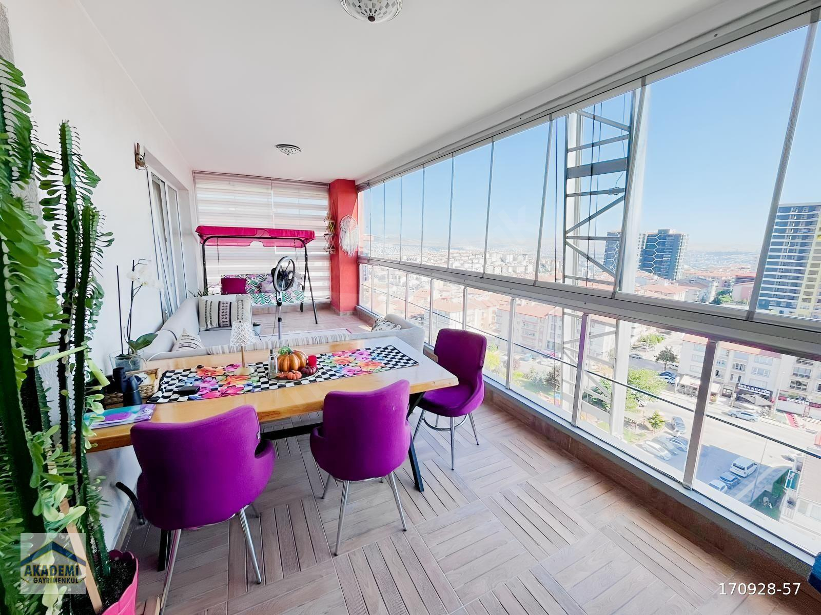 AKADEMİDEN PANORAMİK ANKARA MANZARALI SİTE İÇİNDE 4+1 200M ACİL