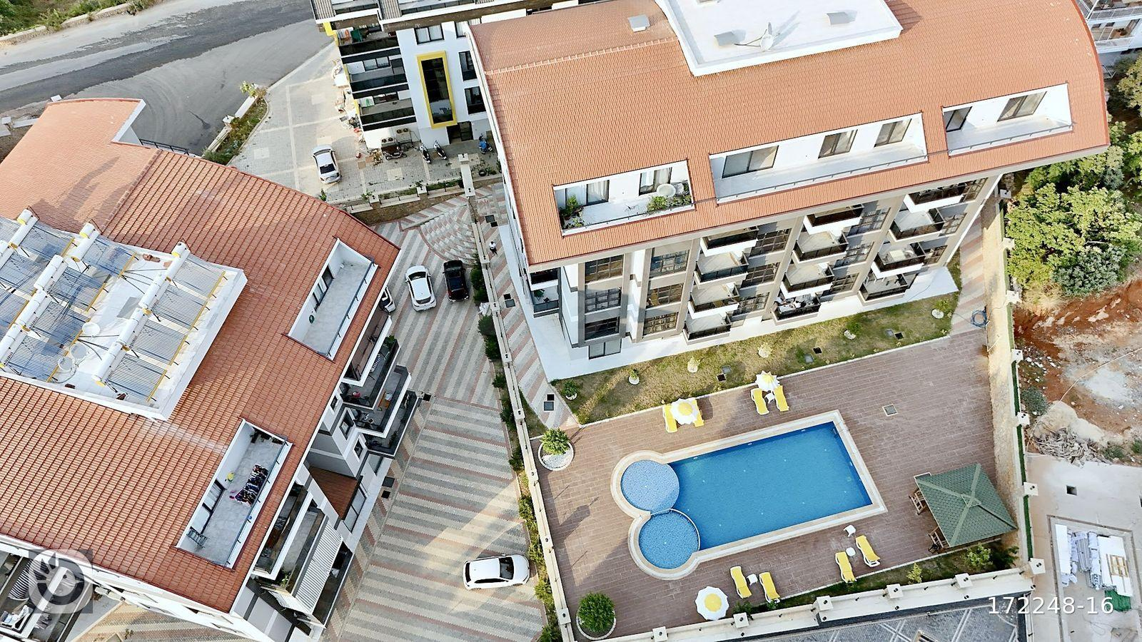 ALANYA OBA'DA HAVUZLU SAUNALI SİTEDE MOBİLYALI 1+1 DAİRE