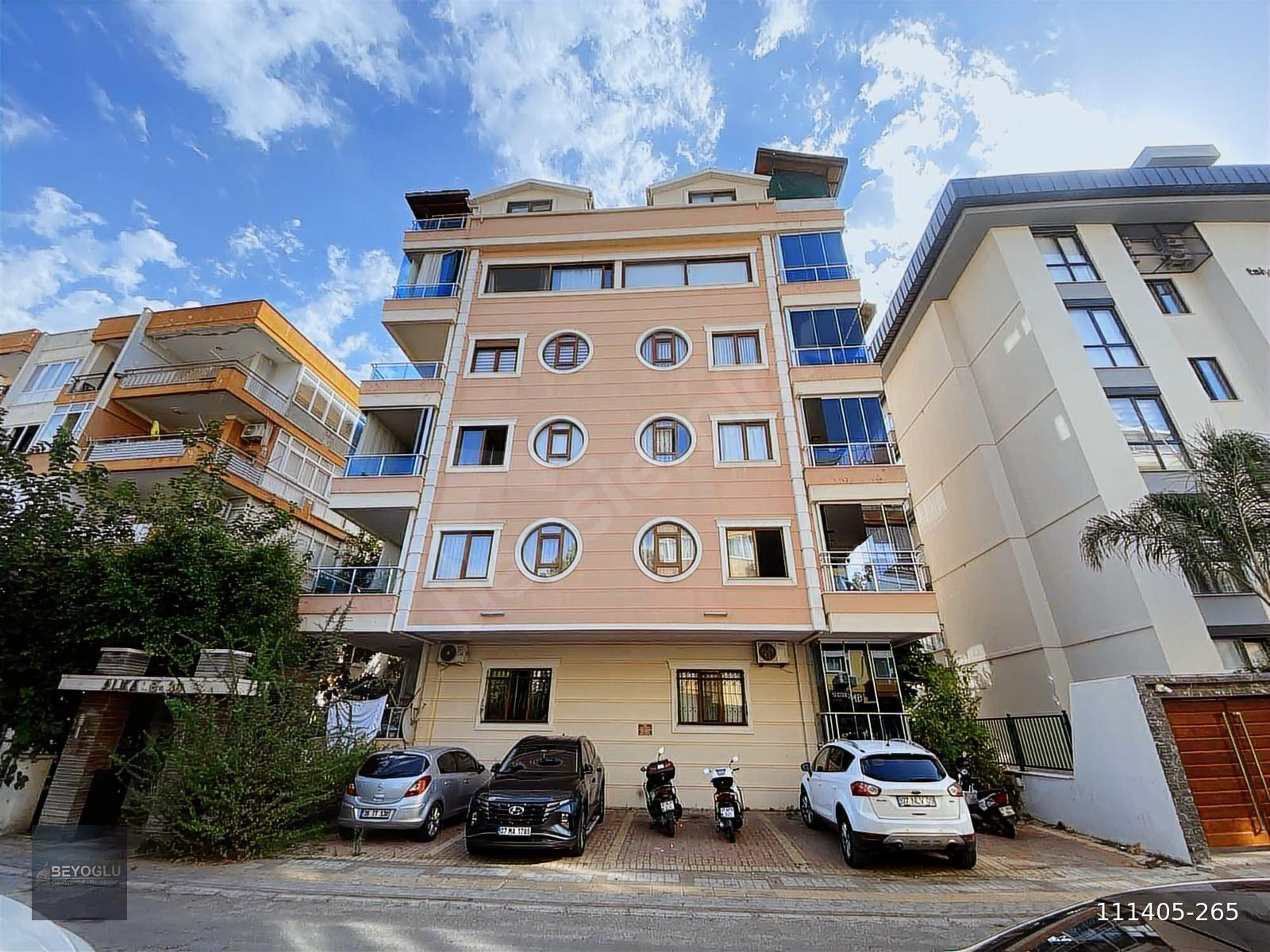 ALANYA GÜLLERPINARINDA 2+1 EŞYALI ASANSÖR, OTOPARK DENİZE 100mt