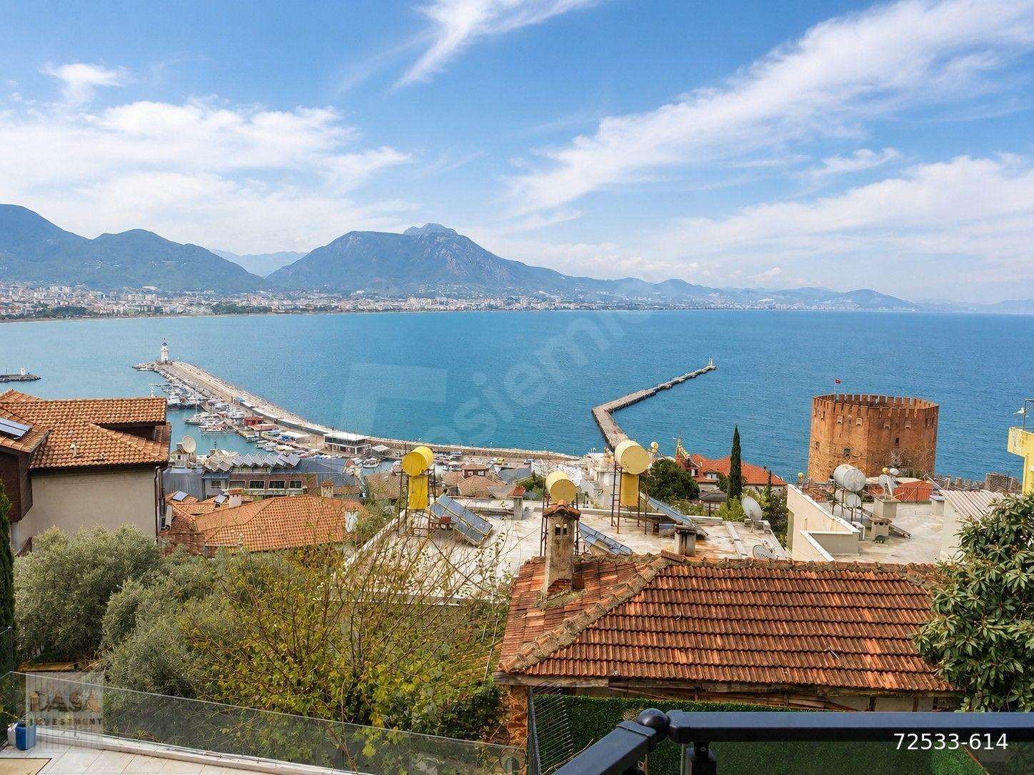 ALANYA KALEDE SATILIK | FULL İSKELE MANZARALI 2+1 DAİRE