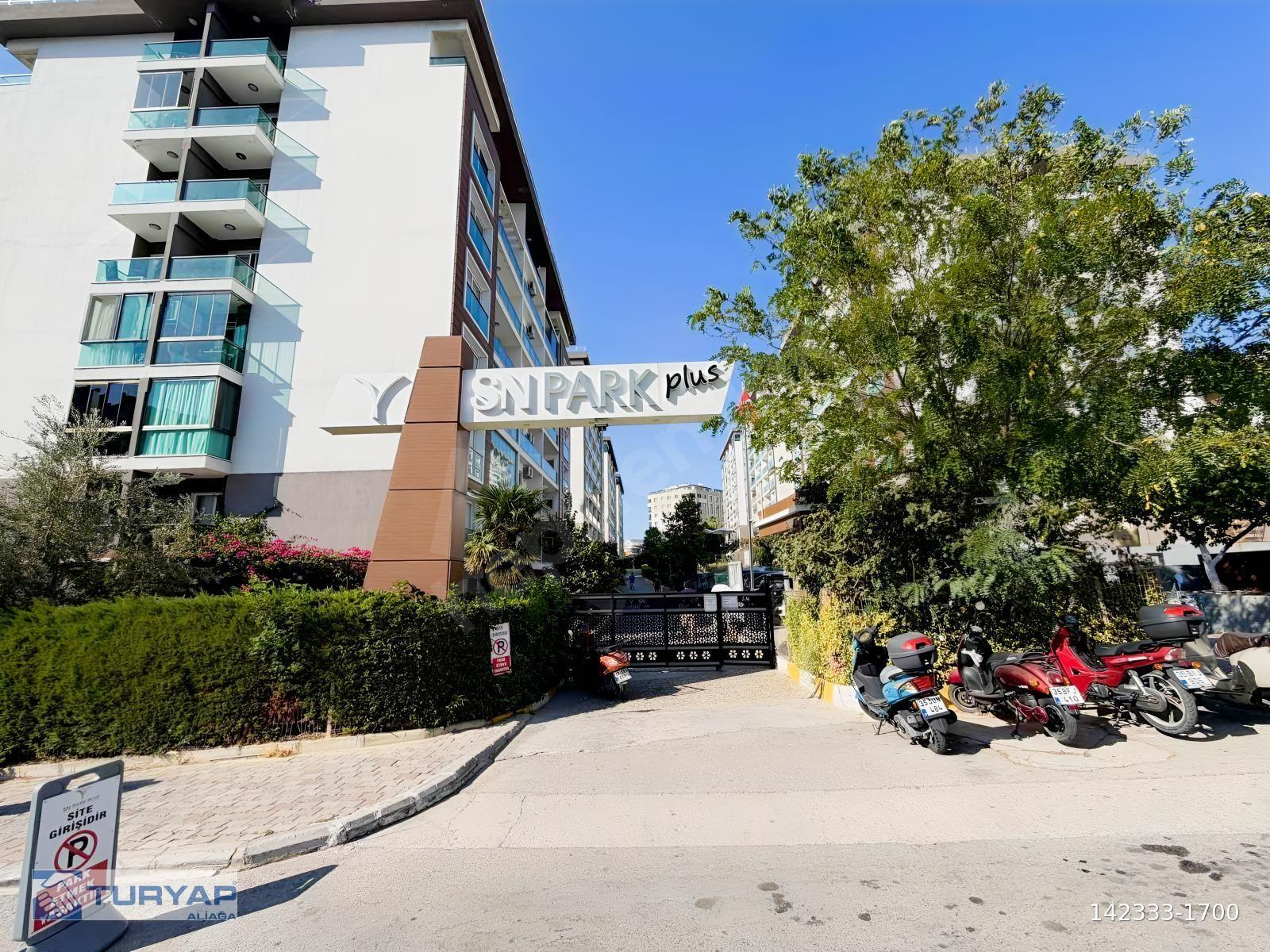 TURYAP ALİAĞADAN SN PARK PLUSTA HAVUZA CEPHELİ 1+1 EŞYALI SATILK