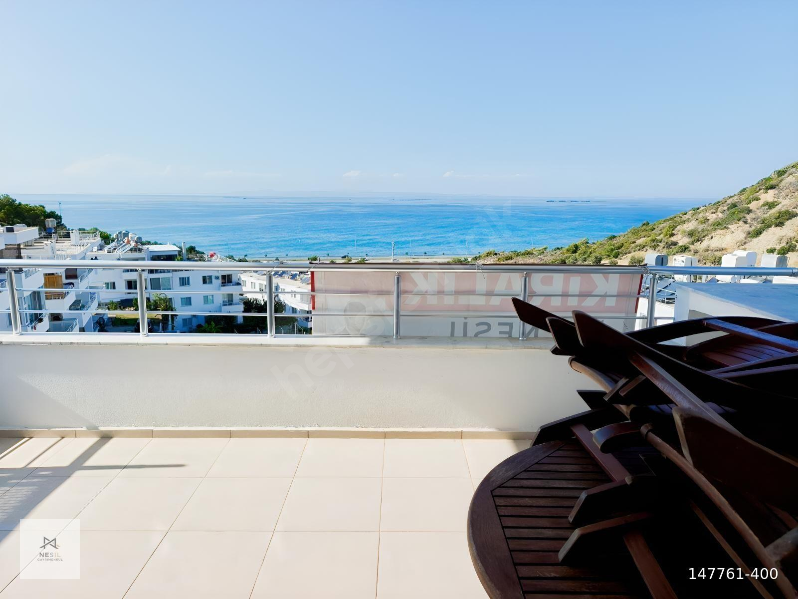 Kıyıkent Vadi-Harika Deniz Manzaralı-Geniş Balkon-Barbekü-Eşyalı