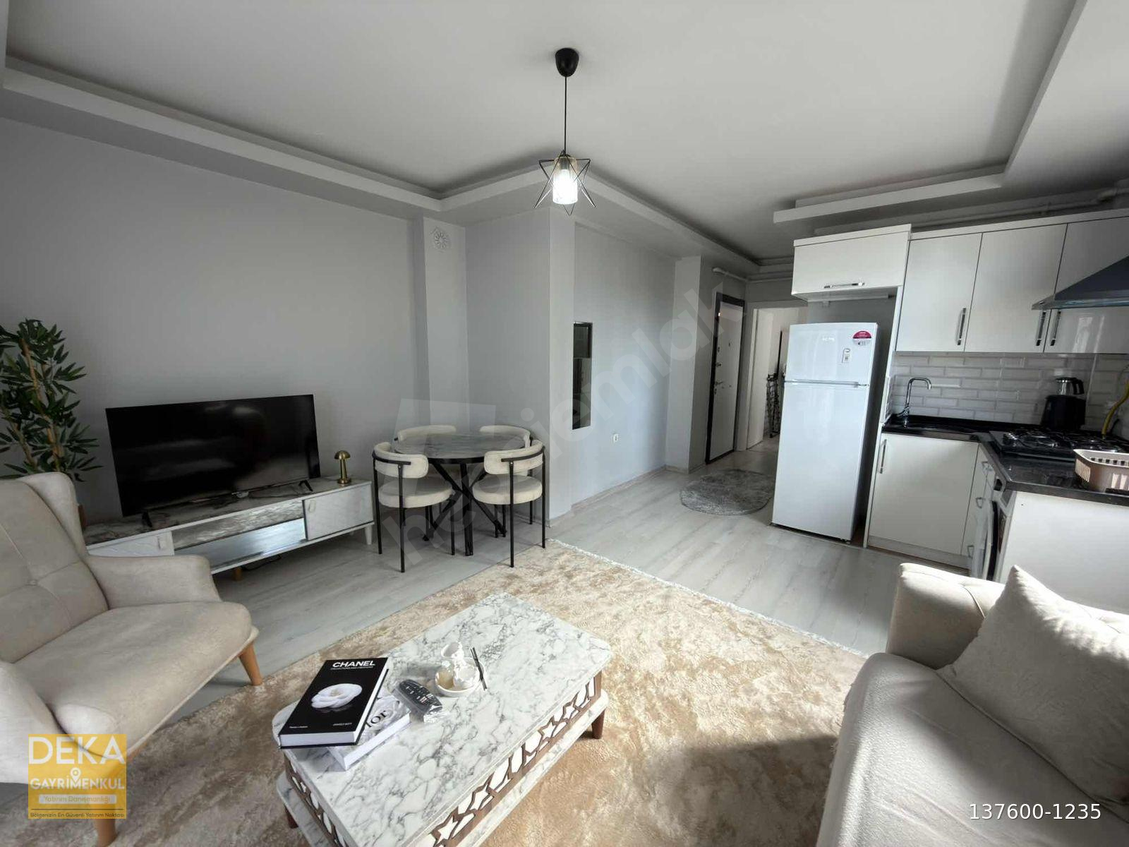 DEKA GAYRİMENKUL'DEN SIFIR EŞYALI GENİŞ 1+1 DAİRE