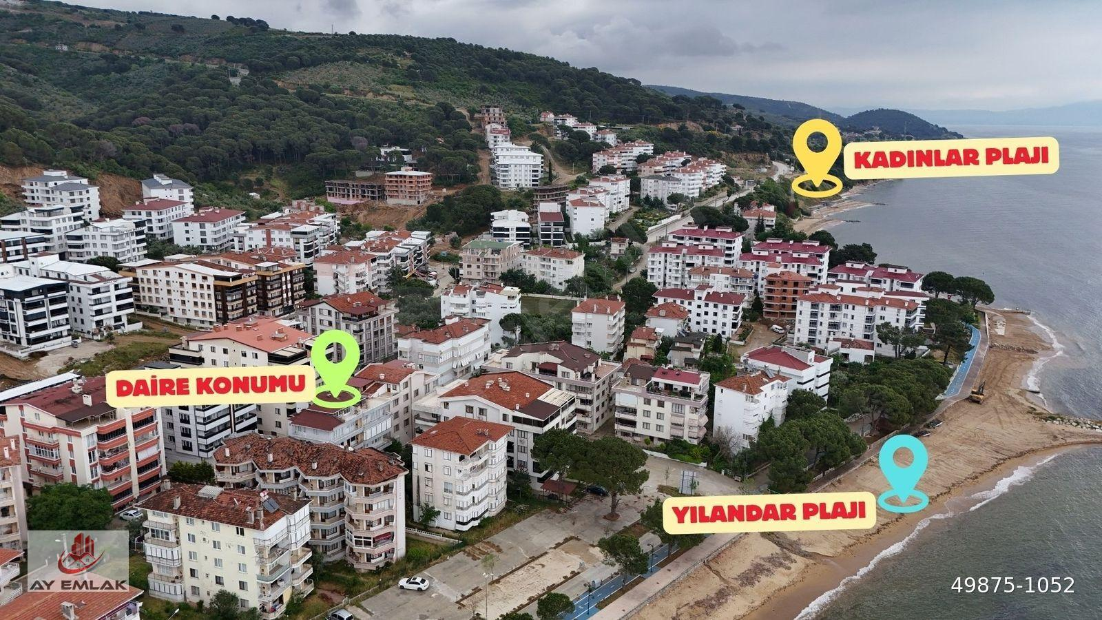 AY EMLAK'TAN YILANDAR'DA DENİZE 50 METRE MESAFEDE 2+1 DAİRE