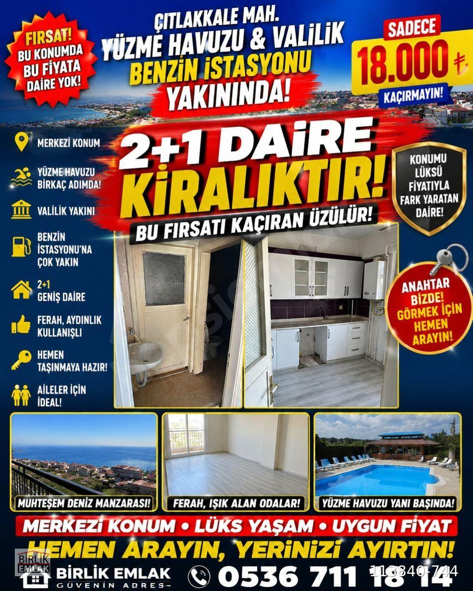 cıtlakkalede valılık yakınında kıralık 2+1 daıre