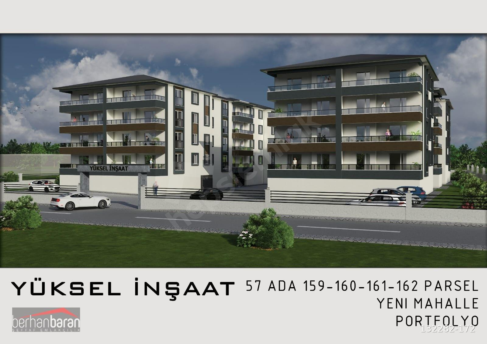 Berhan Baran'dan Yeni Mahallede KOMİSYONSUZ TAKSİTLE 2+1 Daireler.