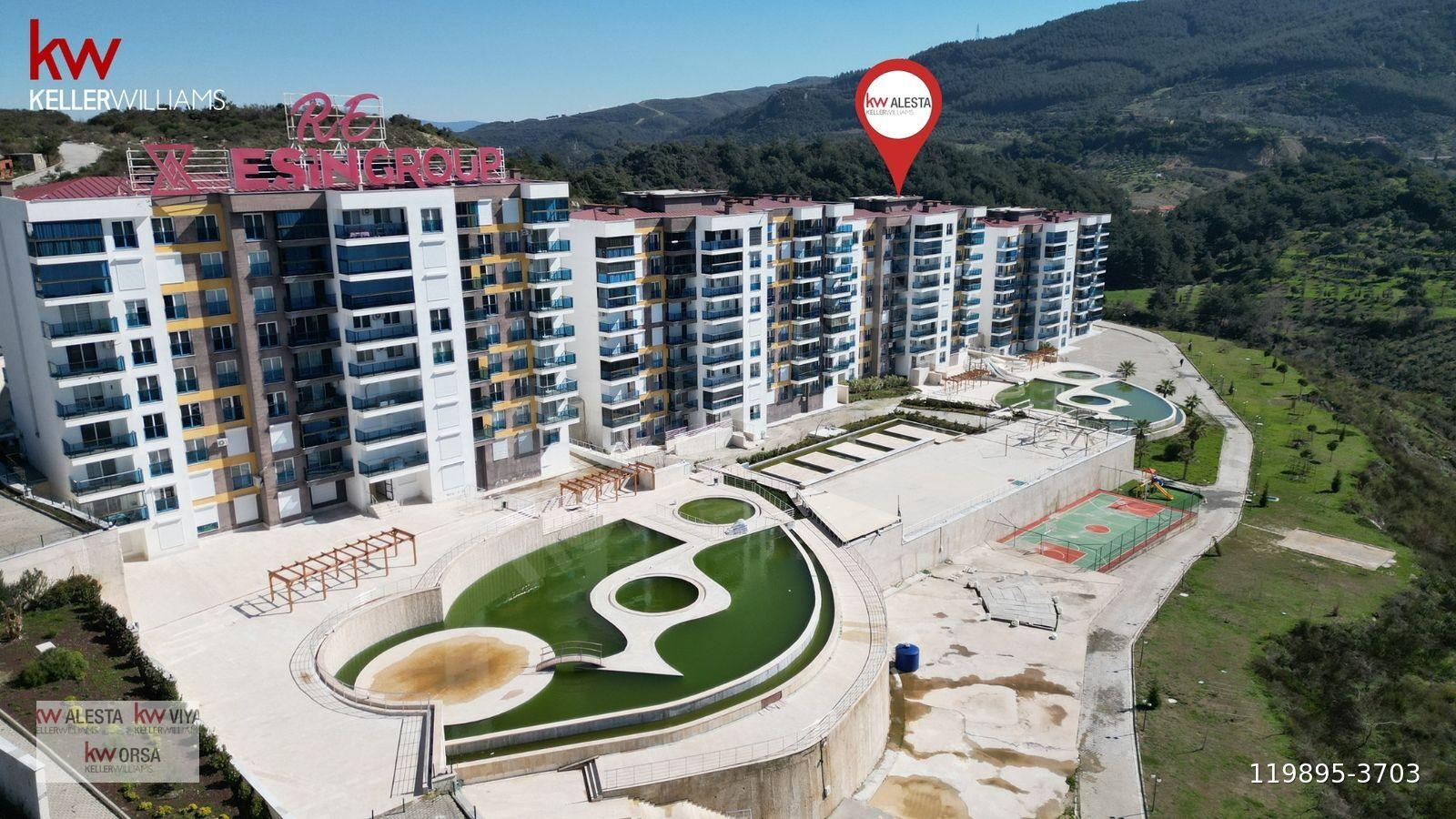 AĞAÇLIDA DOĞA İÇERİSİNDE DENİZ VE HAVUZ MANZARALI 2+1 DAİRE