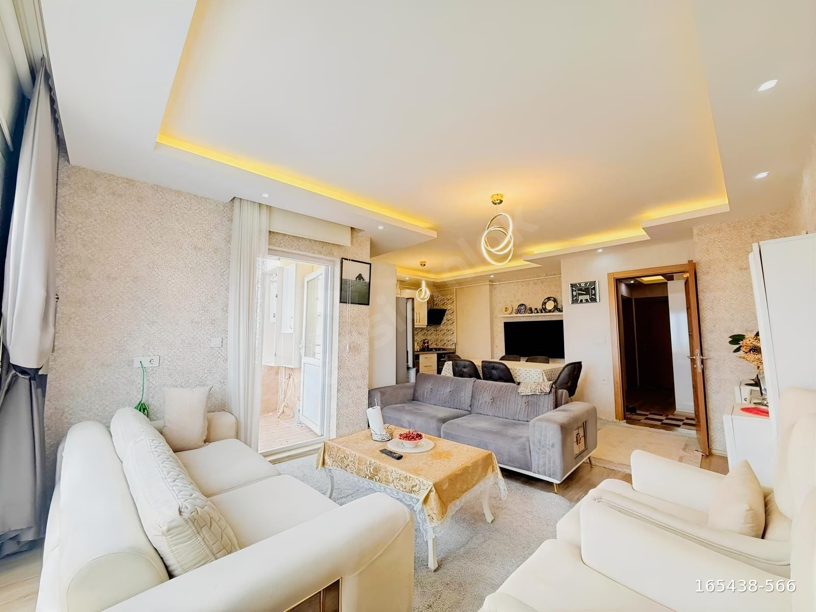 ÇARKIPARE GÖL MANZARALI FULL LÜKS EŞYALI GENİŞ 2+1 KİRALIK DAİRE