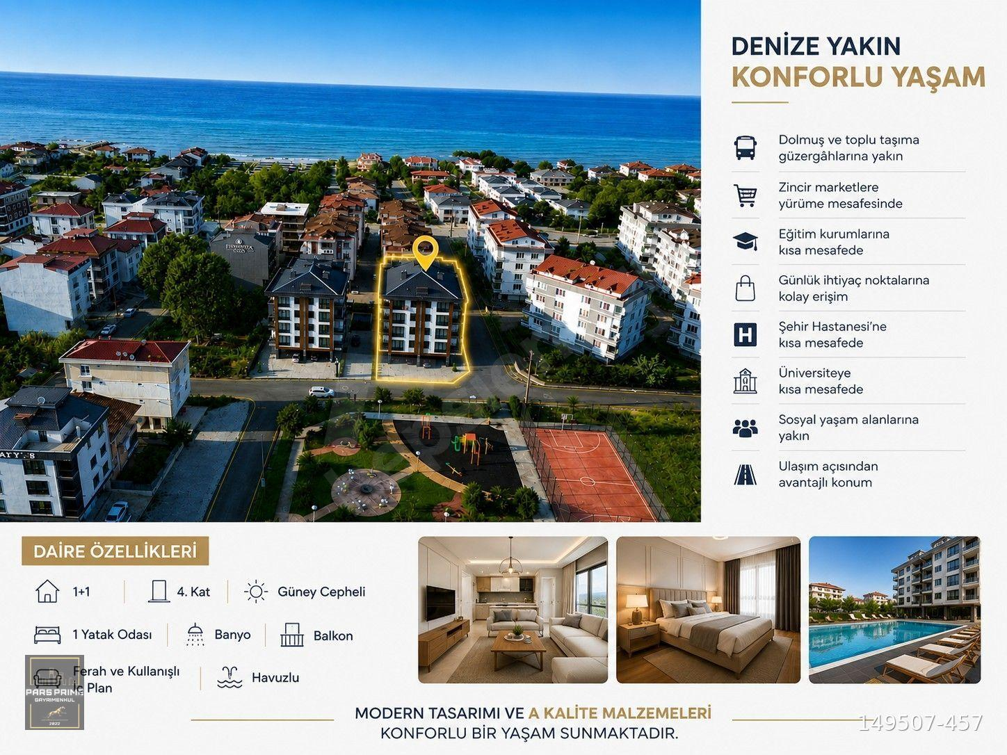 PARS PRIME I HAVUZLU SİTEDE I 1+1 I MODERN YAŞAM SİZİ BEKLİYOR!