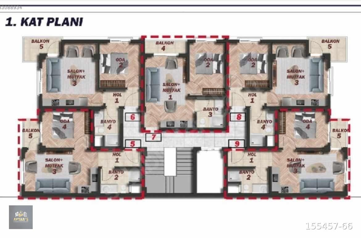 BALIKESİR ALTIEYLÜL GOP MAH. SATILIK YATIRIMA UYGUN 1+1 DAİRE
