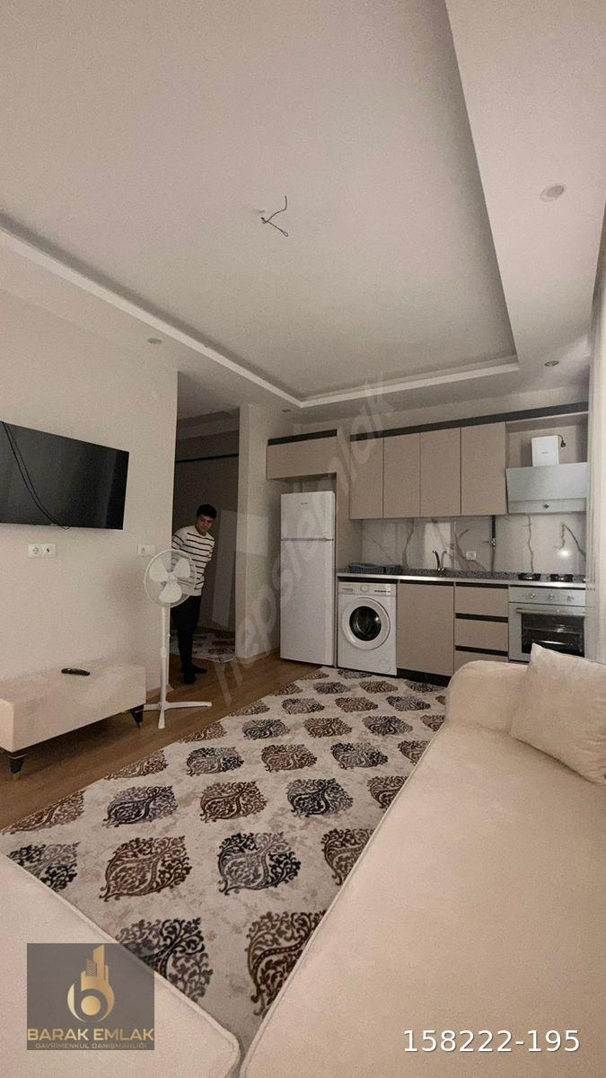 BARAK EMLAK'TAN HASTANE ARKASI KİRALIK 1+1 EŞYALI DAİRE