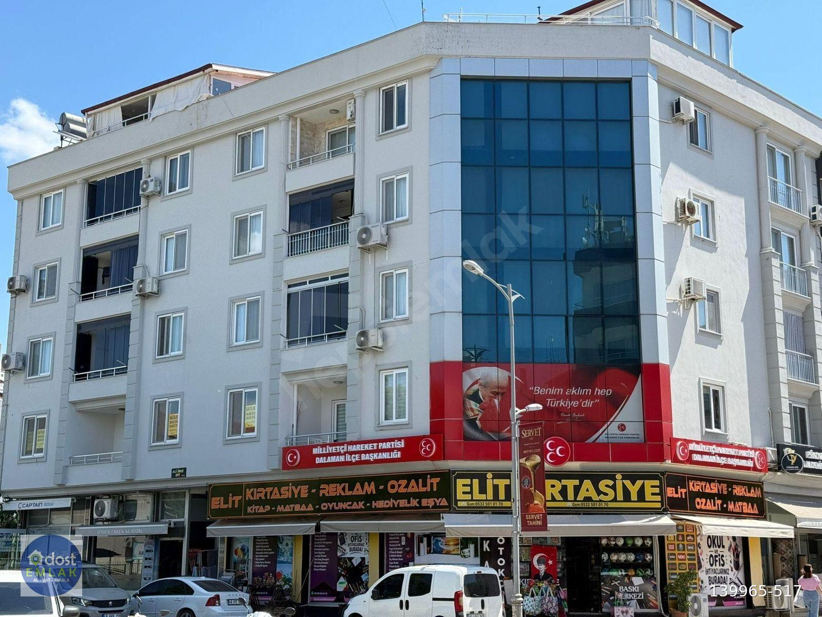 Dalaman Merkez Atatürk Caddesi'nde Ful Eşyalı 4+1 Çatı Dubleksi | 175 m² | Krediye Uygun