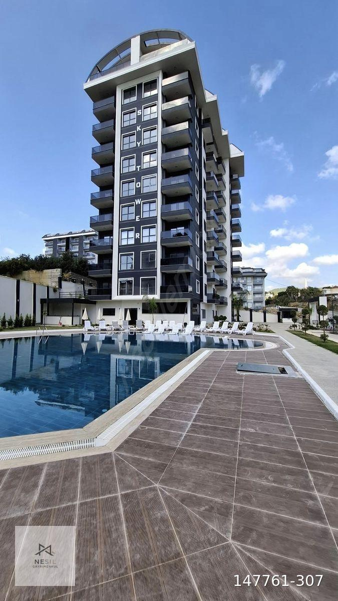 AVSALLAR SKY TOWER SİTESİNDE SATILIK LÜKS DAİRE 6.KAT 1+1 50M2 FUL AKTİVİTELİ İSKANLI