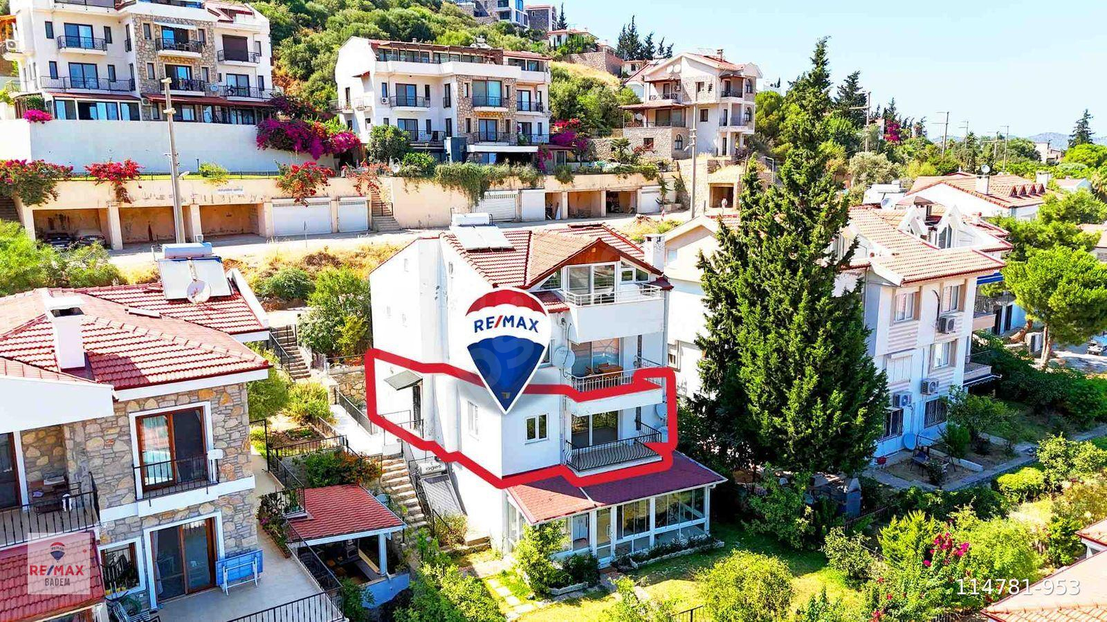 DATÇA MERKEZDE DENIZ MAZARALI SATILIK 2+1 (KATTA TEK)