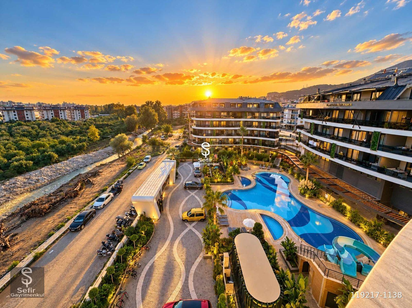 ALANYA OBA'DA RIVER PANOROMA SİTESİNDE SATILIK 3+1 DAİRE