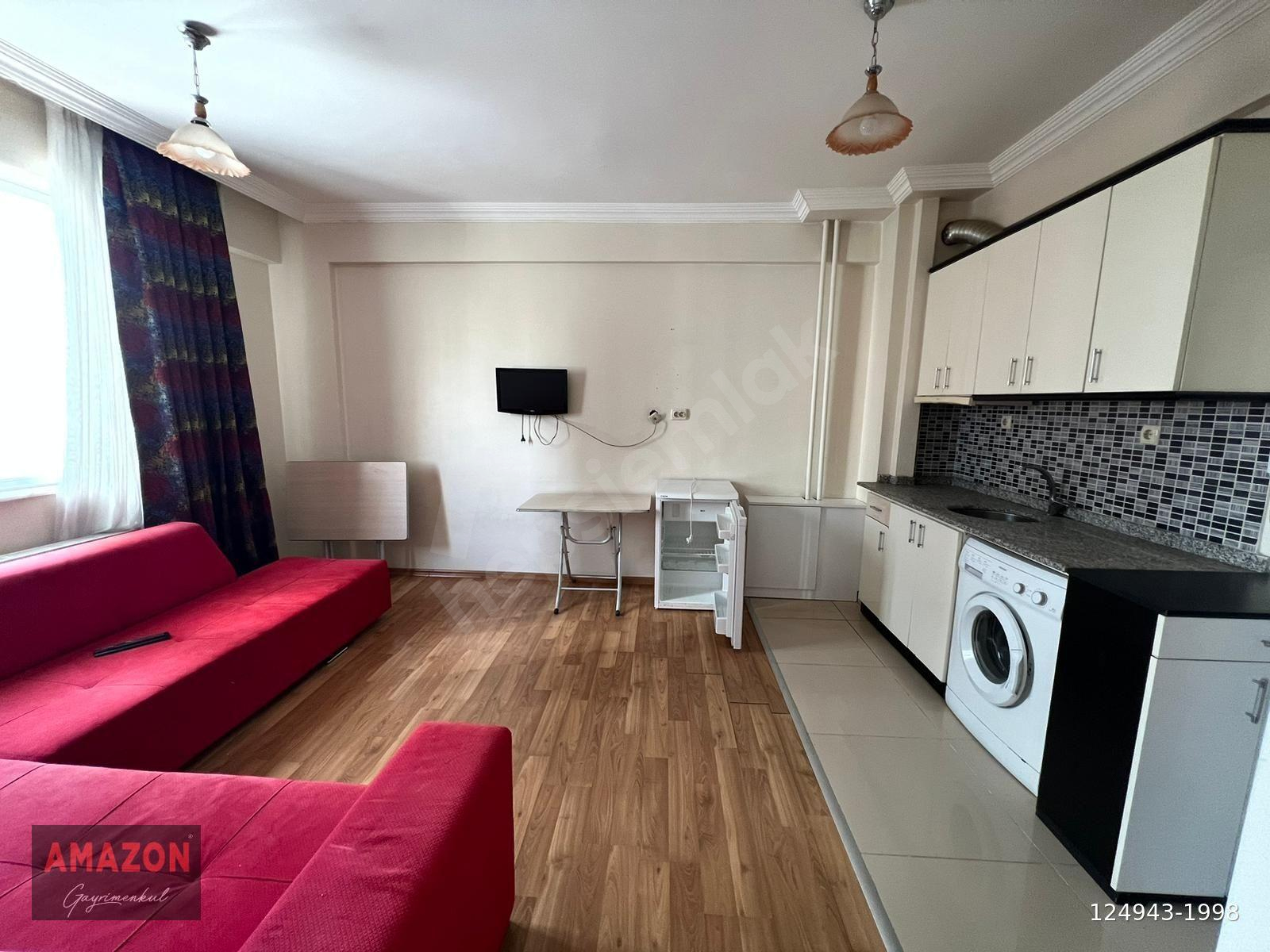 AMAZONDAN ÜNİVERSİTE CİVARI EŞYALI 1+1 SATILIK FIRSAT DAİRE !!!
