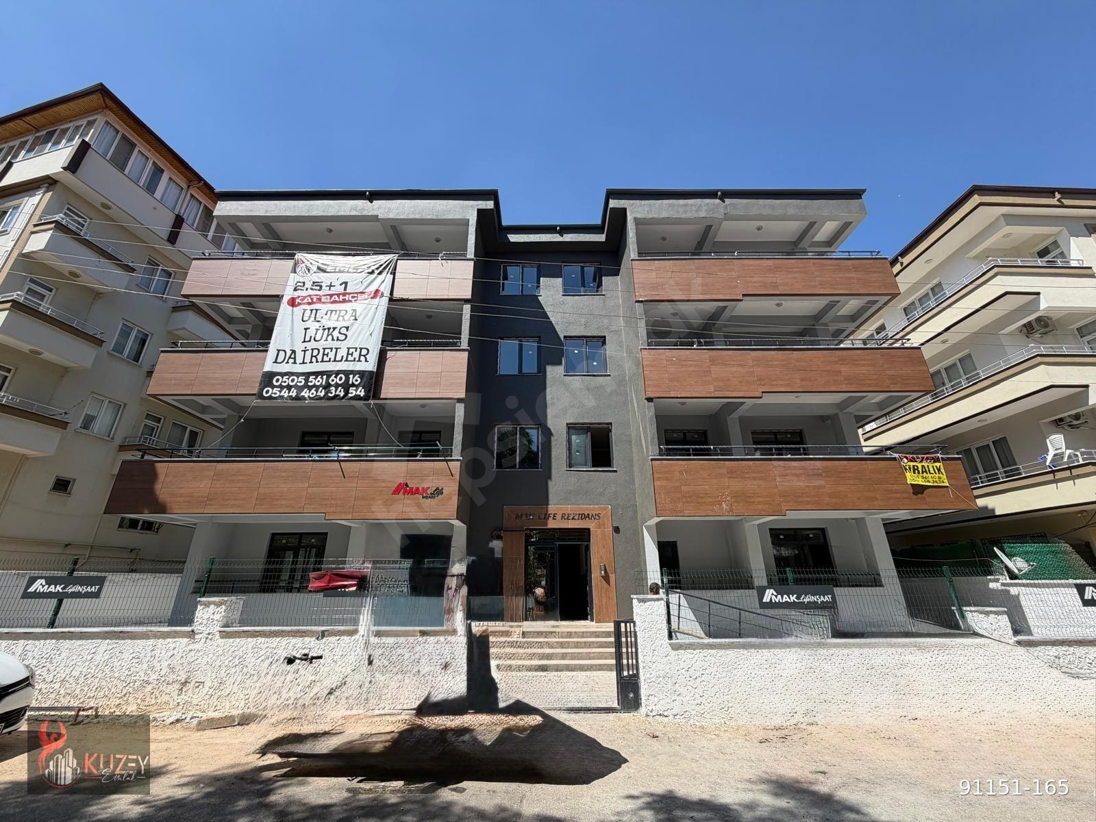 KUZEY'DEN MERKEZDE KİRALIK SIFIR 2,5+1 KAT BAHÇE BALKON DAİRE...