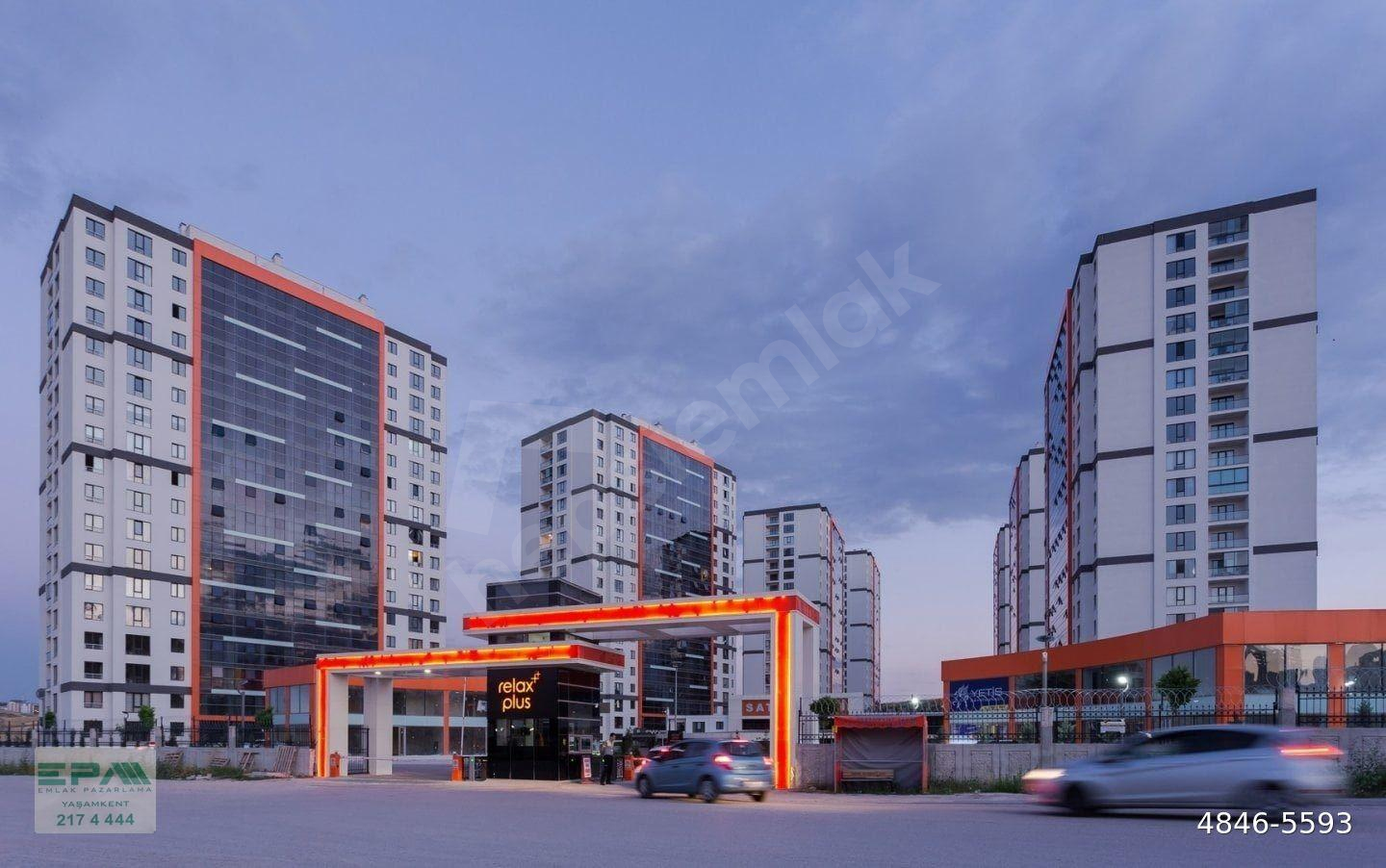 YAŞAMKENT'TE RELAX PLUS KONUTLARINDA EŞYALI 1+1 BAKIMLI DAİRE