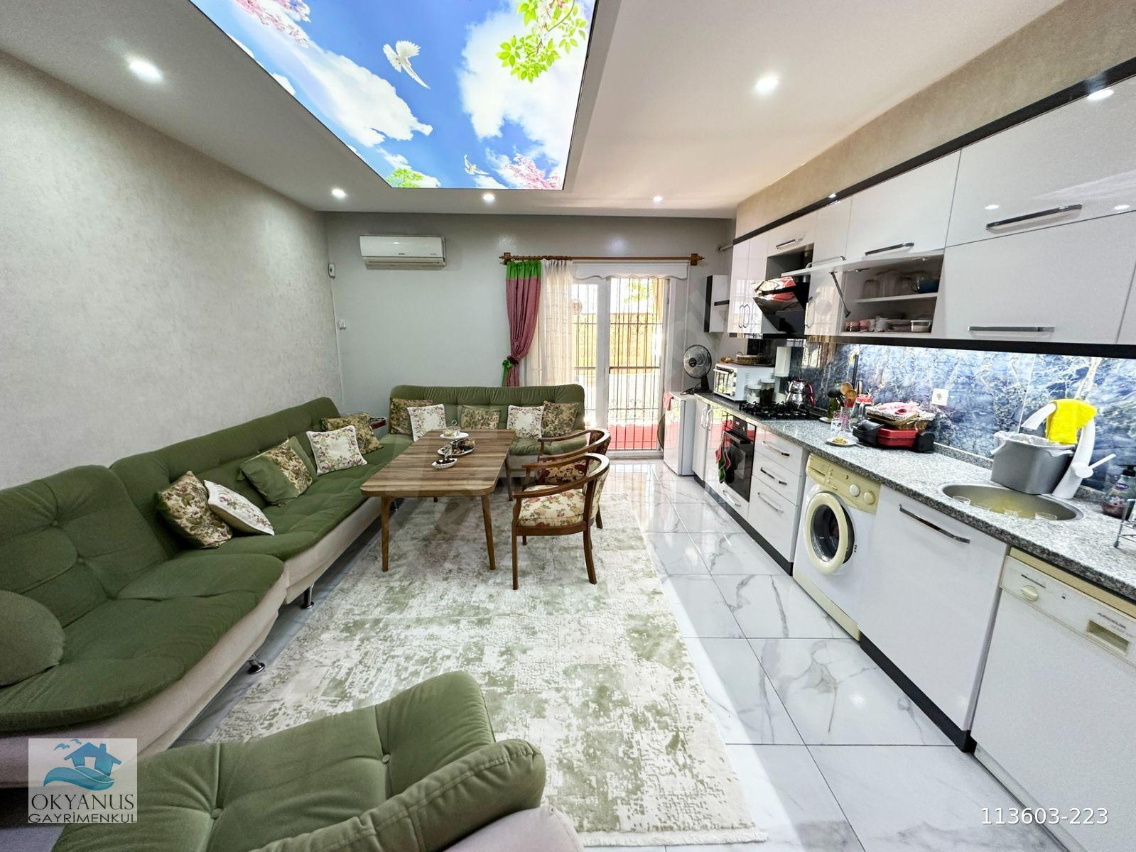 DENİZLİ DOKUZKAVAKLAR'DA SATILIK LÜKS DAİRE JAKUZİLİ BAHÇELİ