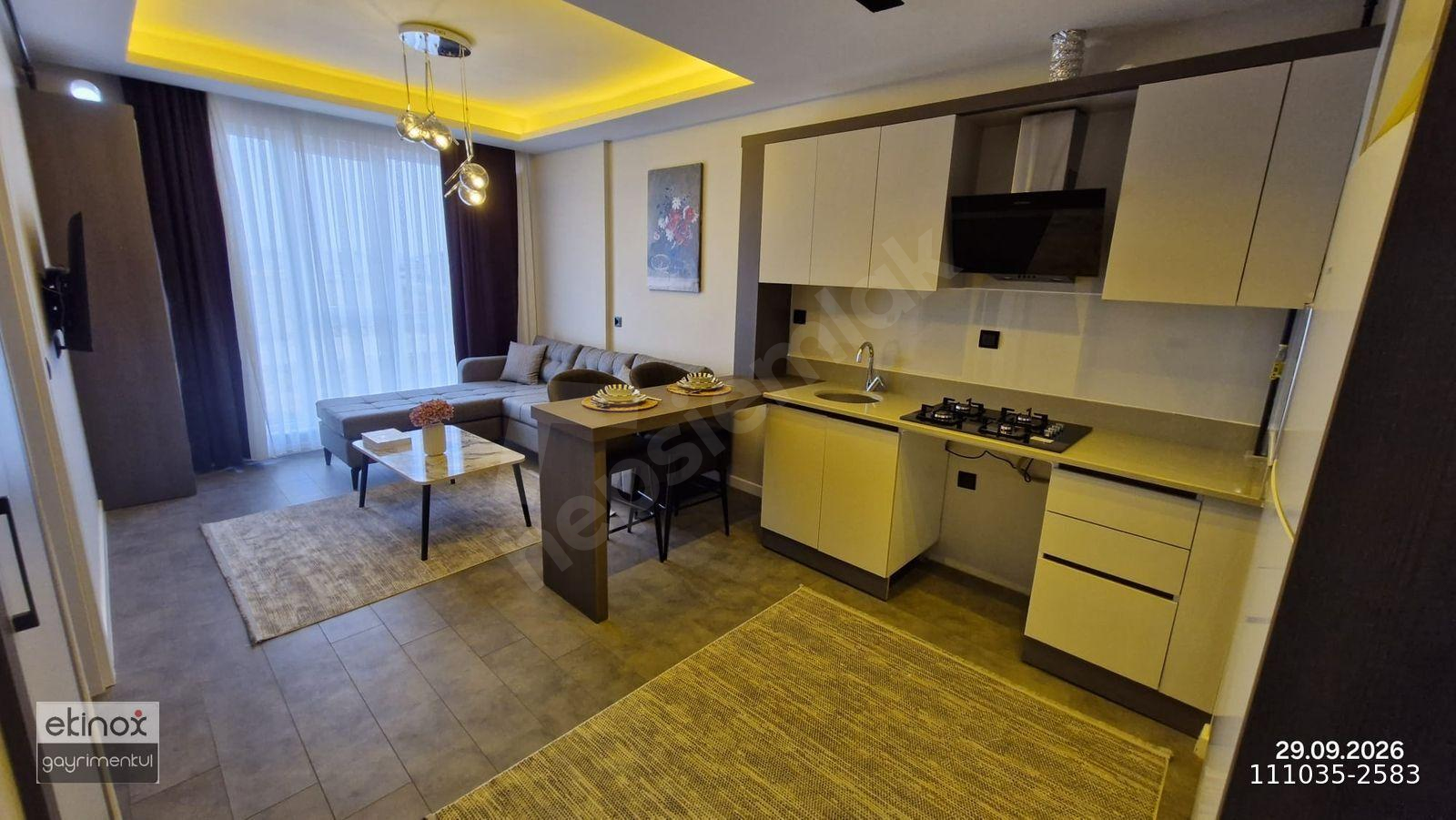 TACİN HASTANE YAKINI EŞYALI SATILIK 1+1 CADDE 100 SİTESİ