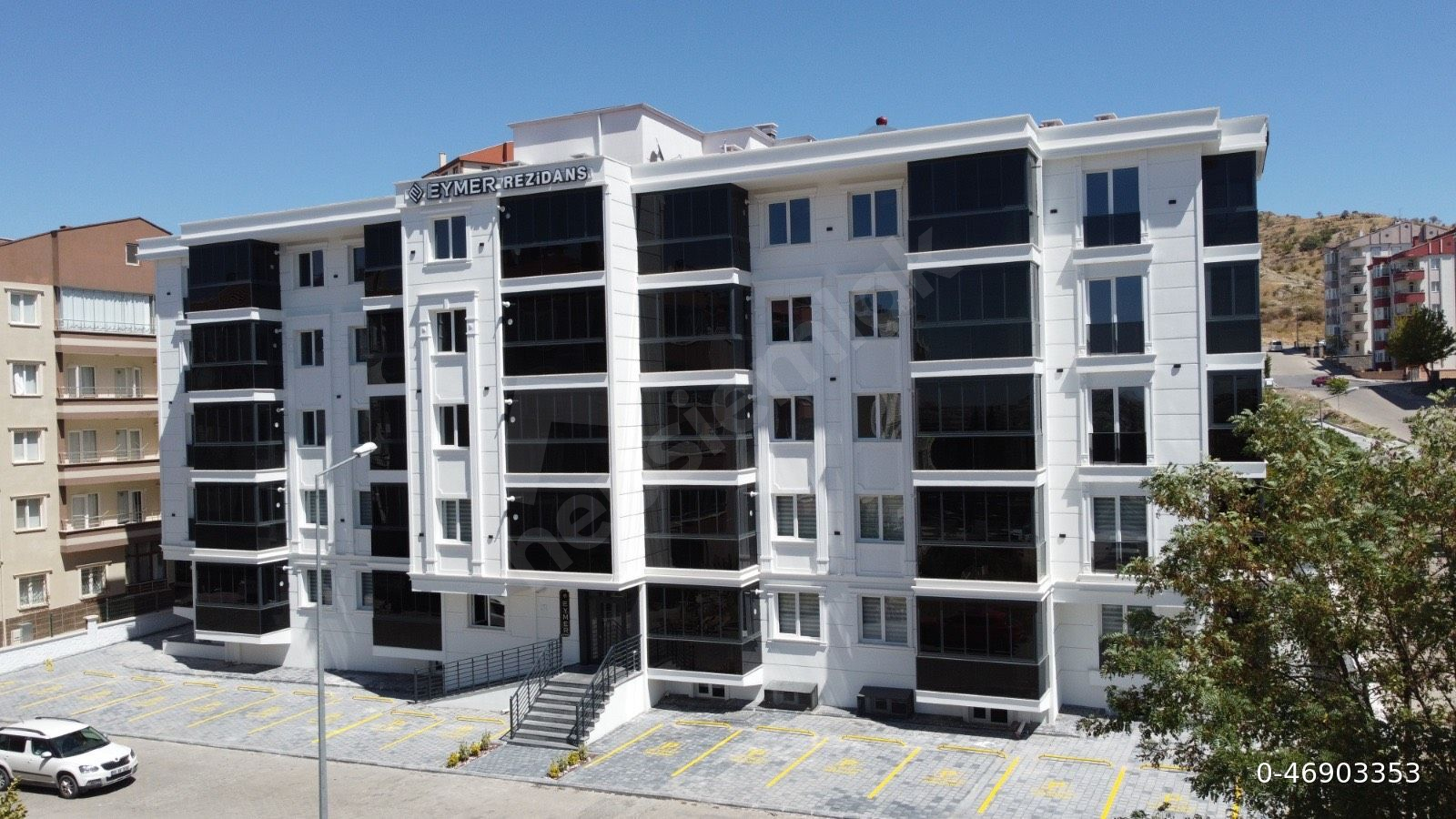 EYMER REZİDANS HASTANEYE YAKIN SPOR SALON'LU 7/24 GÜVENLİK 1+1 DAİRE