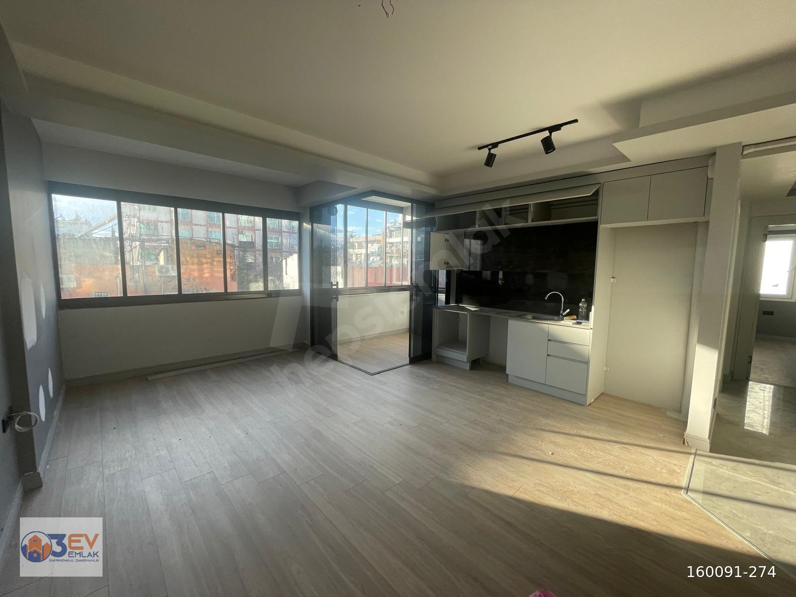 3EV EMLAK -YEŞİLOBA OTOCENTER YANI SIFIR BİNA 2+1 KİRALIK DAİRE