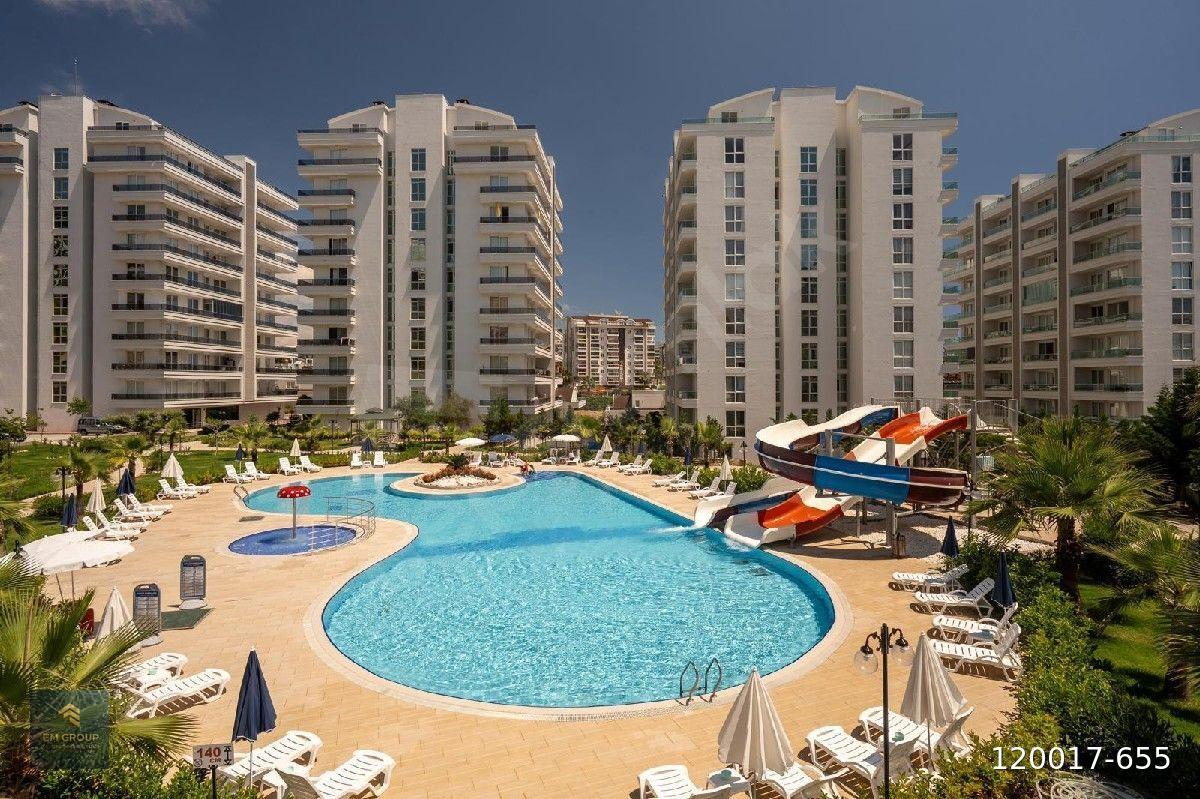 ALANYA AVSALLARDA LÜKS ŞEHİR MERKEZİNDE HERYERE YÜRÜME MESAFESİNDE EŞYALI SATLIK 1+1