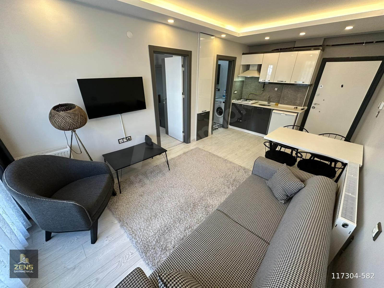 ZENS'DEN CUMHURİYET MAHALLESİ'NDE FULL EŞYALI KİRALIK 1+1 DAİRE