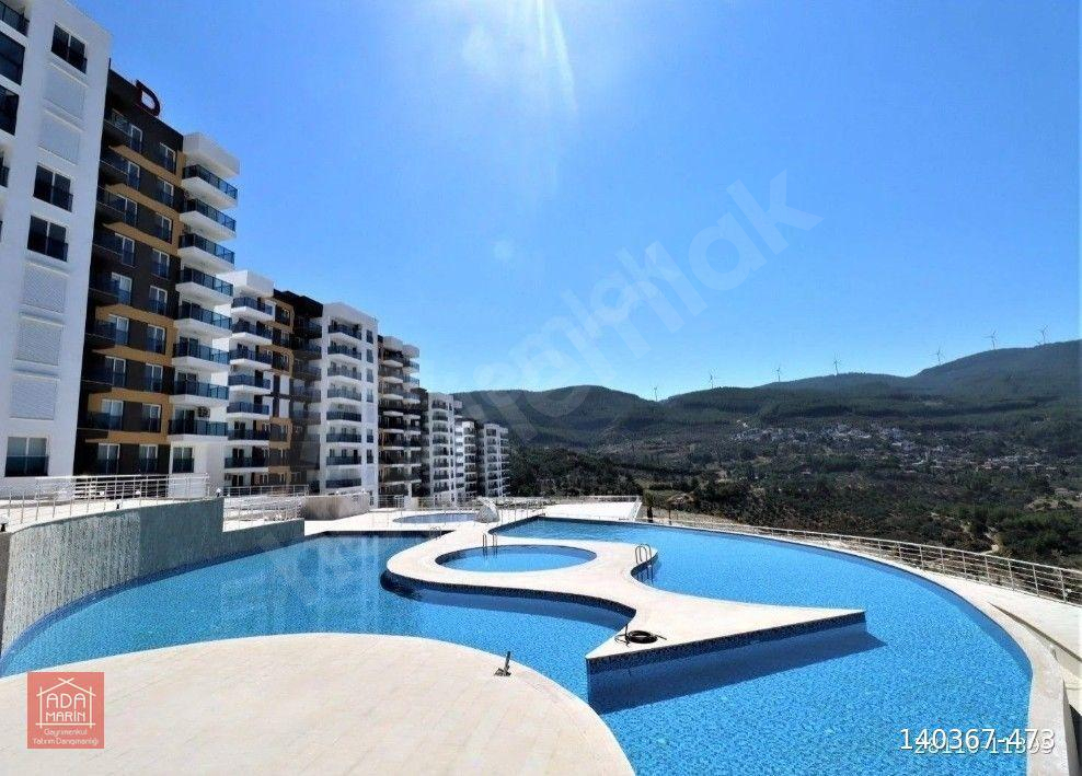 DENİZ VE HAVUZ MANZARALI 57 M2 EŞYALI SATILIK 1+1 DAİRE