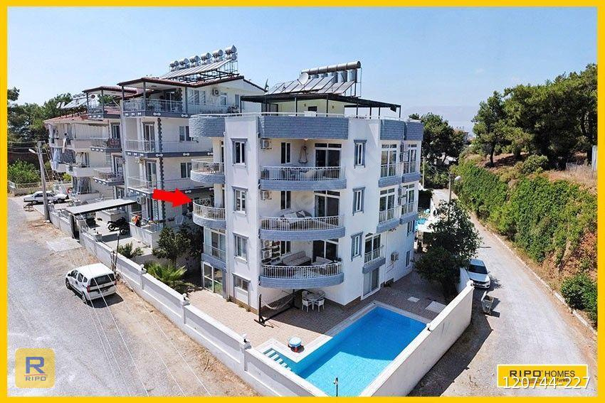 Antalya Manavgat'ta tüm olanaklara yakın, sakin, kırsal ortamda etkileyici modern bir daire