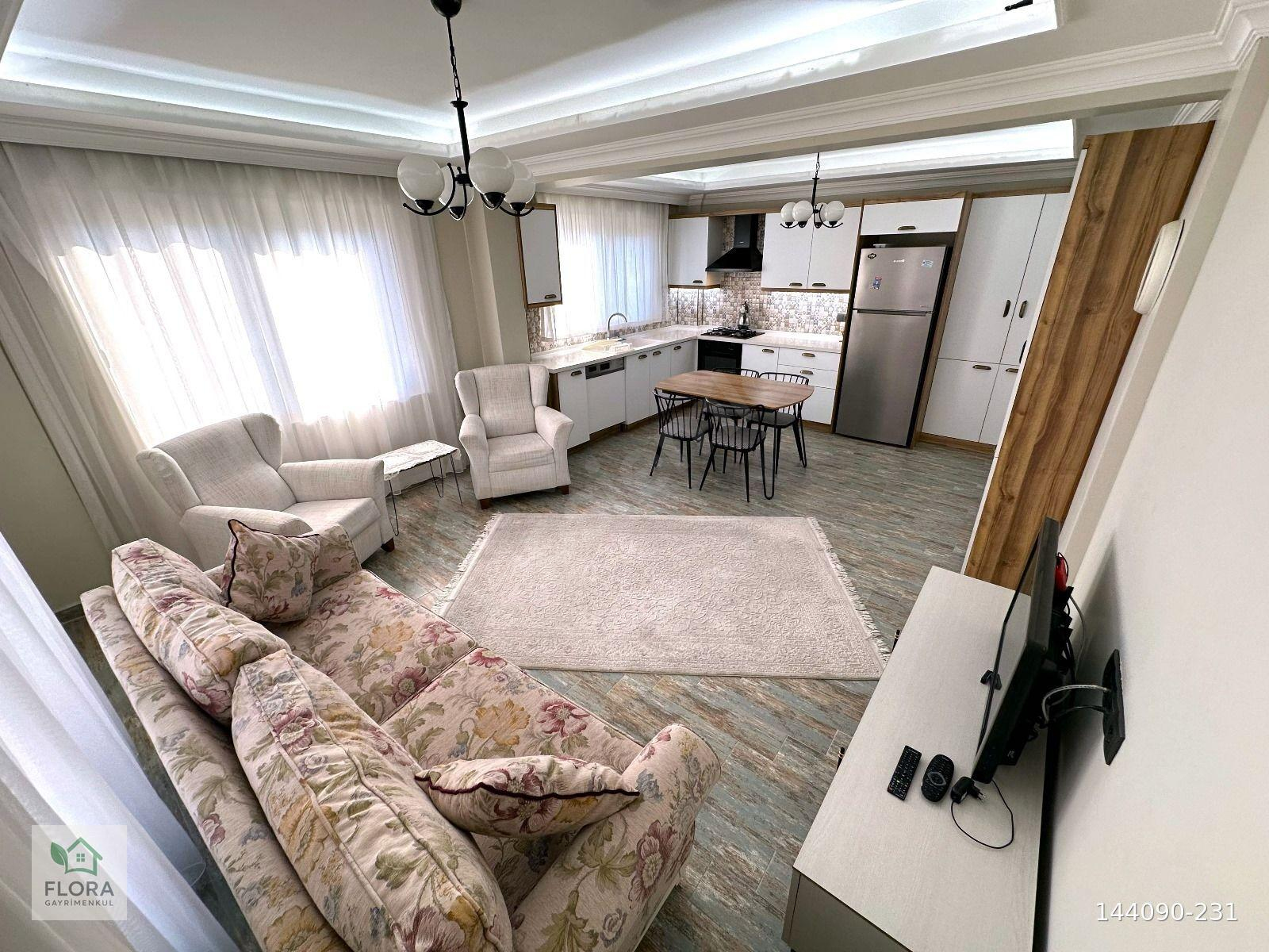 KÖYCEĞİZ'DE MERKEZİ KONUMDA EŞYALI KİRALIK 3+1 DAİRE