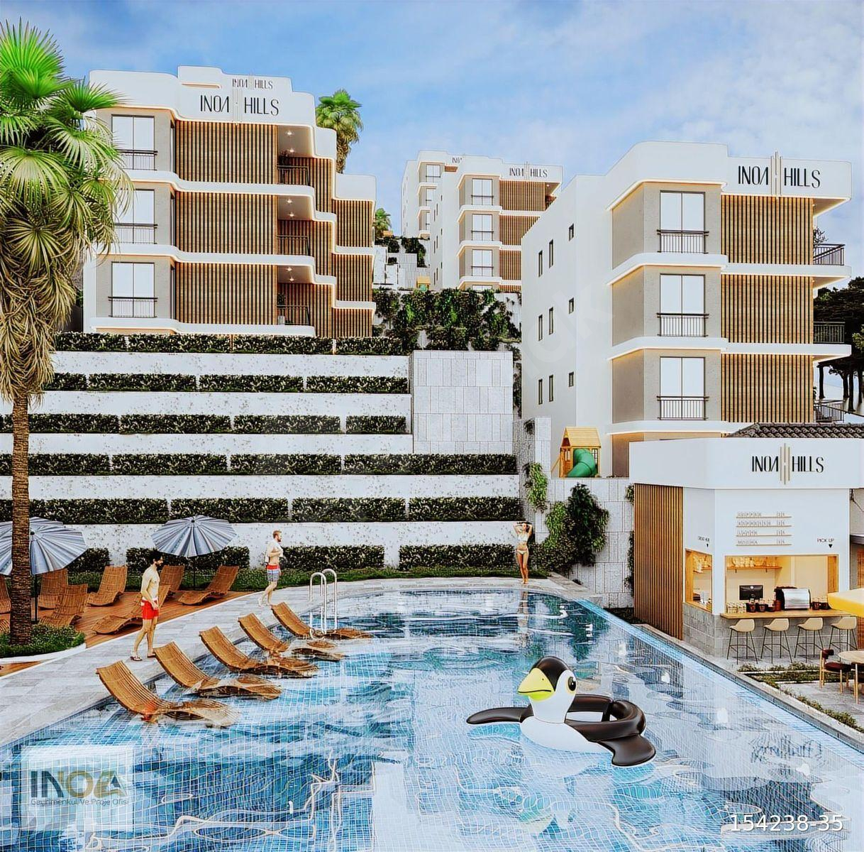 Aydın Didim Akbük'te Full Deniz Manzaralı 1+1 Satılık Daire