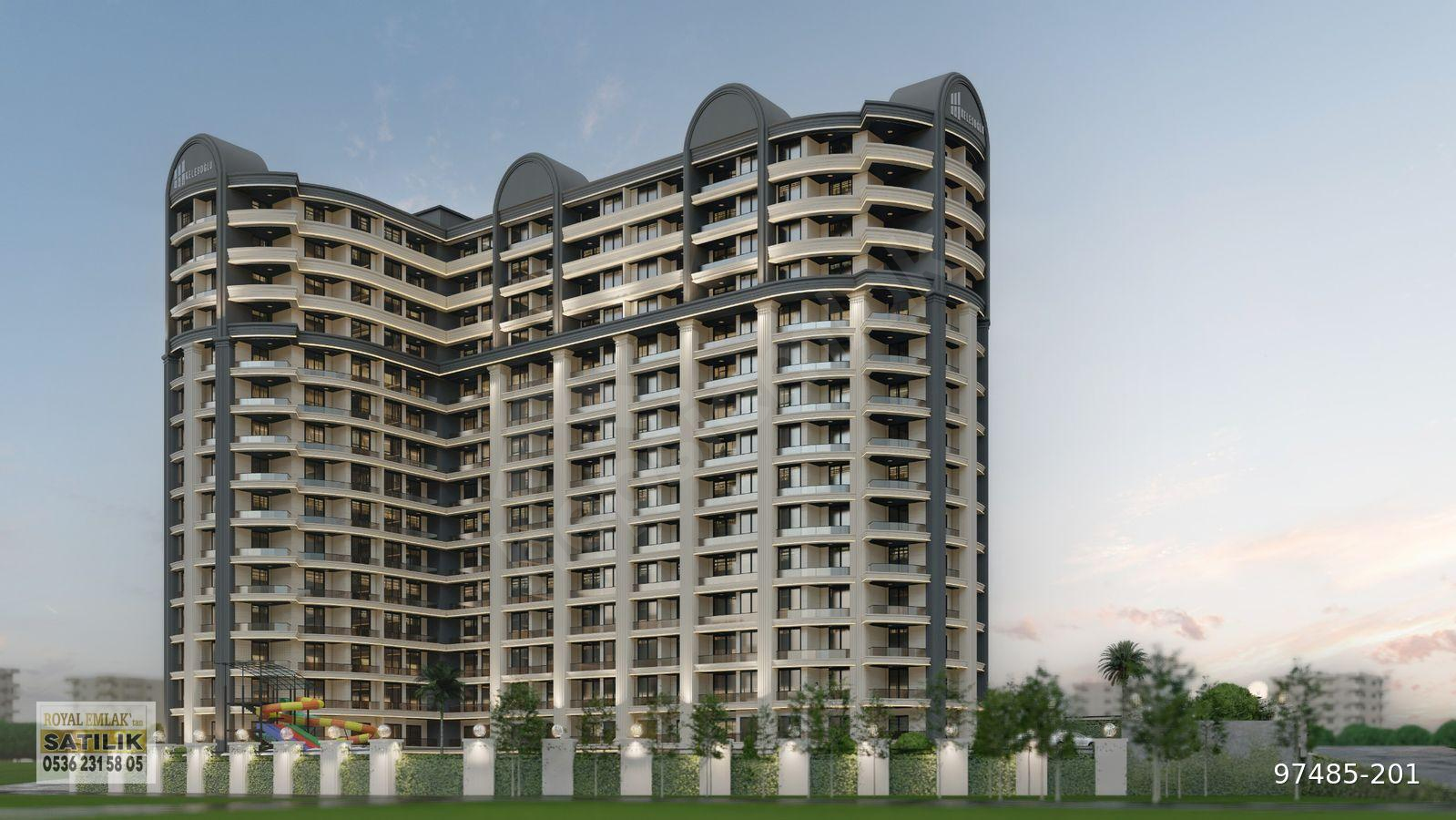 ROYAL EMLAK’TAN AYAŞ’TA DENİZE 300 MT AQUAPARKLI SATILIK LÜX ,2+1&1+1&3+1 DAİRELER