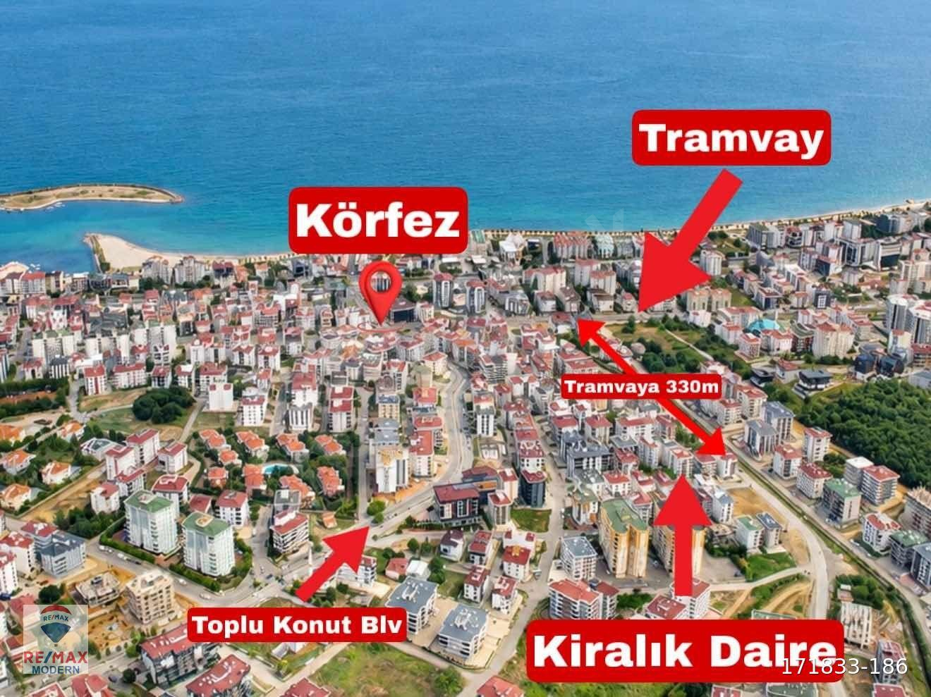Atakum Körfez'de Tramvaya Yakın Lüks Eşyalı Kiralık 1+1 Daire
