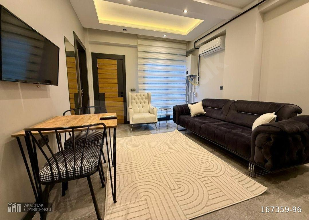 KINIKLI, YUNUSEMRE'DE 1+1 ARAKAT BALKONLU LÜKS SUIT DAİRE