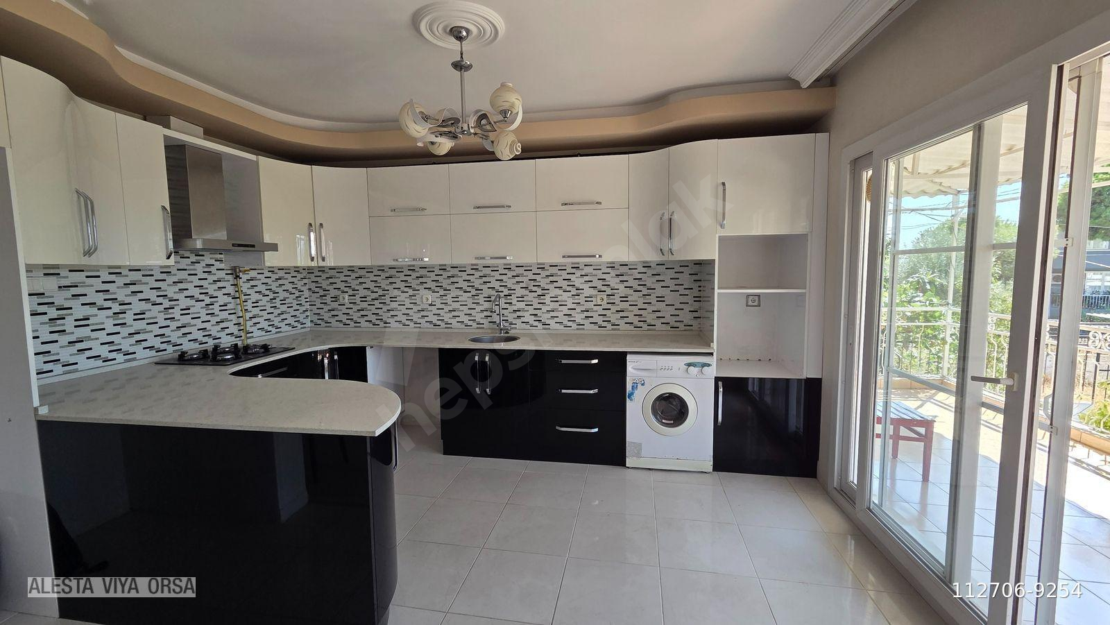 Atatürk Mah.Kiralık 3+1 Tadilatlı Bahçeli Geniş Balkon Teras
