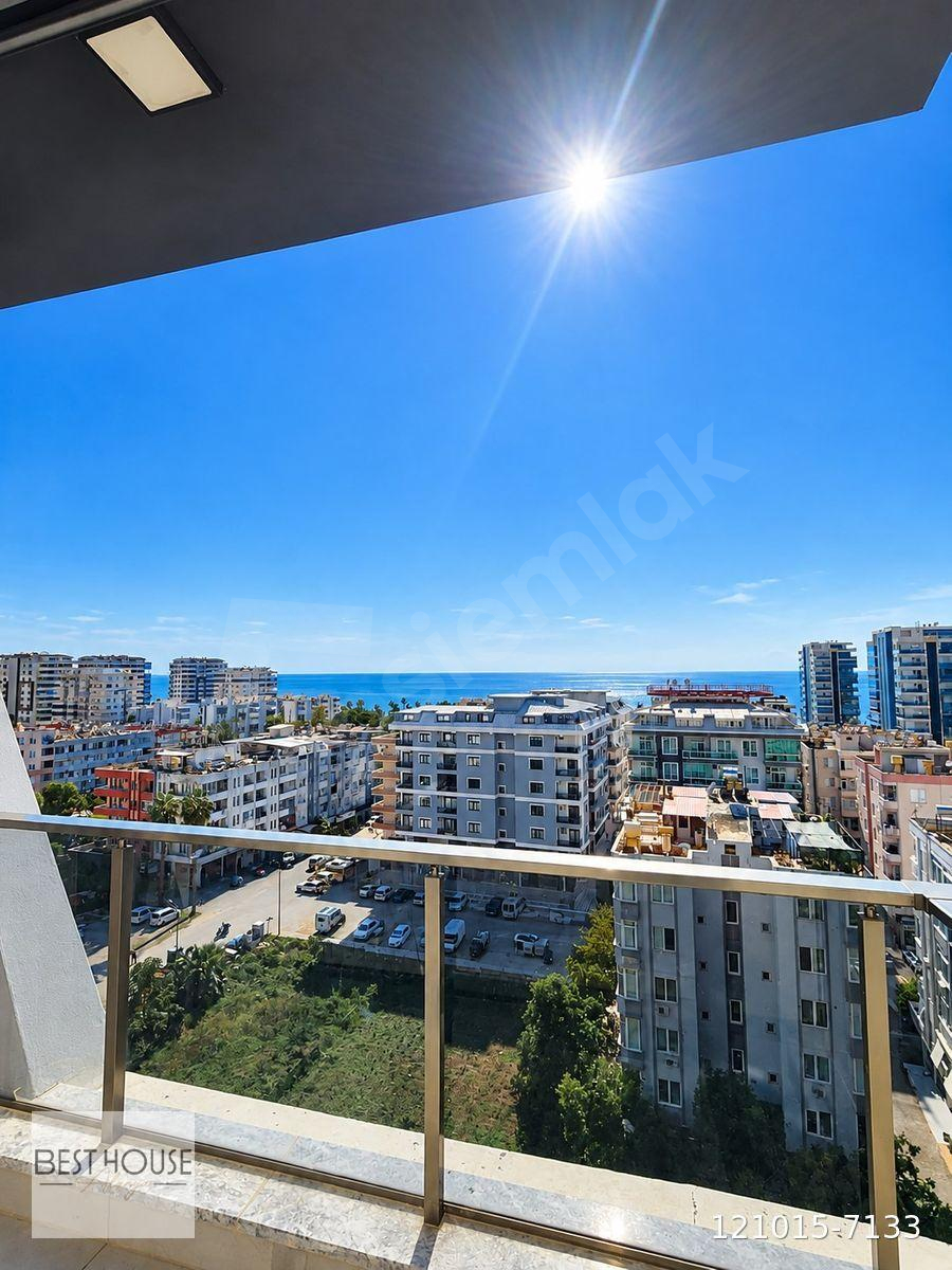 ALANYA MAHMUTLARDA DENİZ MANZARALI FULL EŞYALI 1+1 SATILIK DAİRE