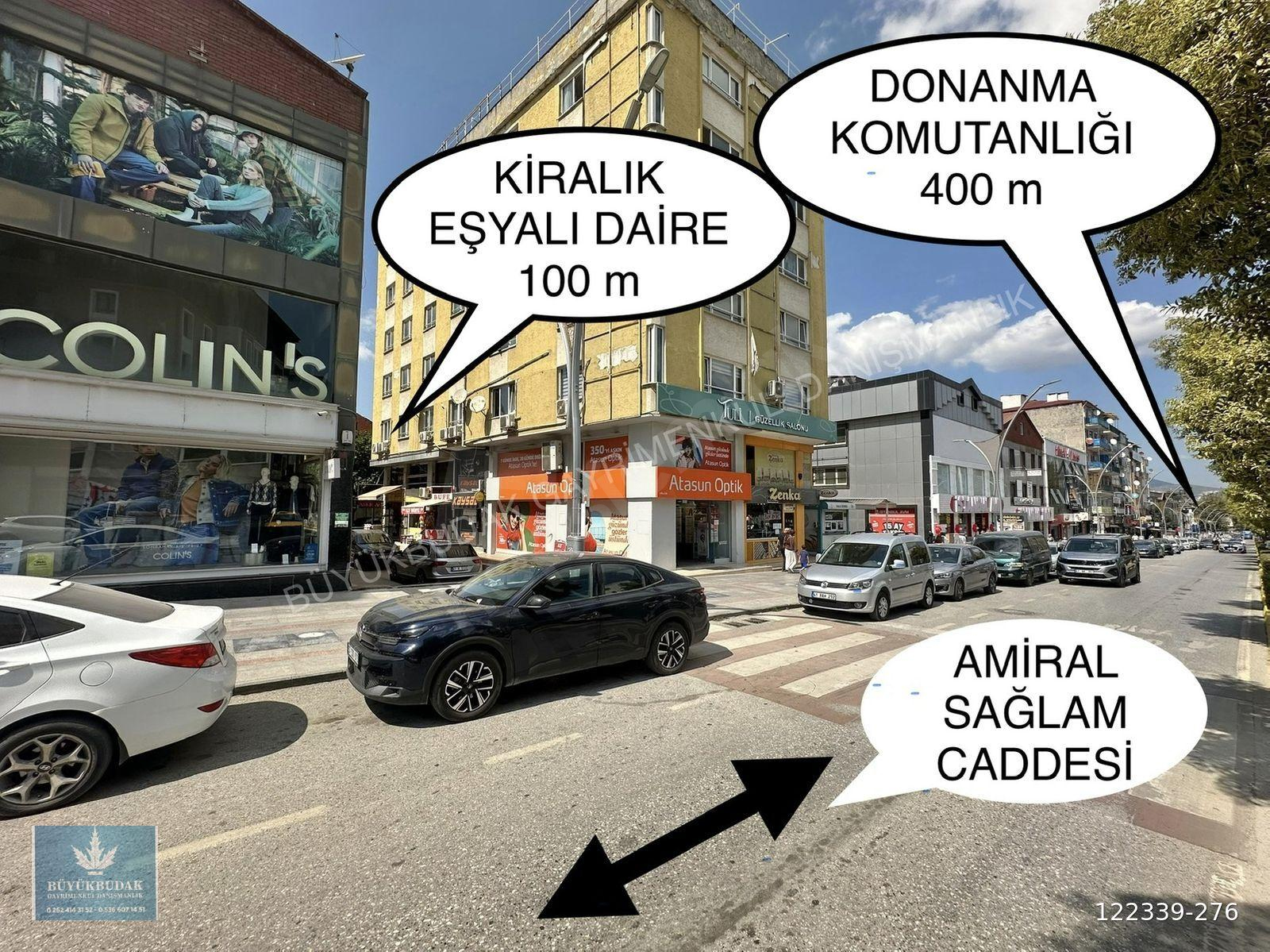 DONANMA KOMUTANLIĞINA 400 m MESAFEDE KİRALIK EŞYALI DAİRE