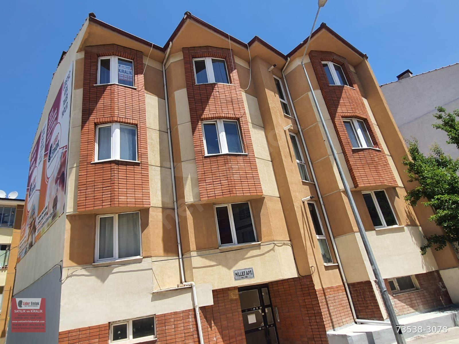 ESKİŞEHİR BÜYÜKDERE MİLLET CADDESİNDE KİRALIK 1+1 EŞYALI DAİRE