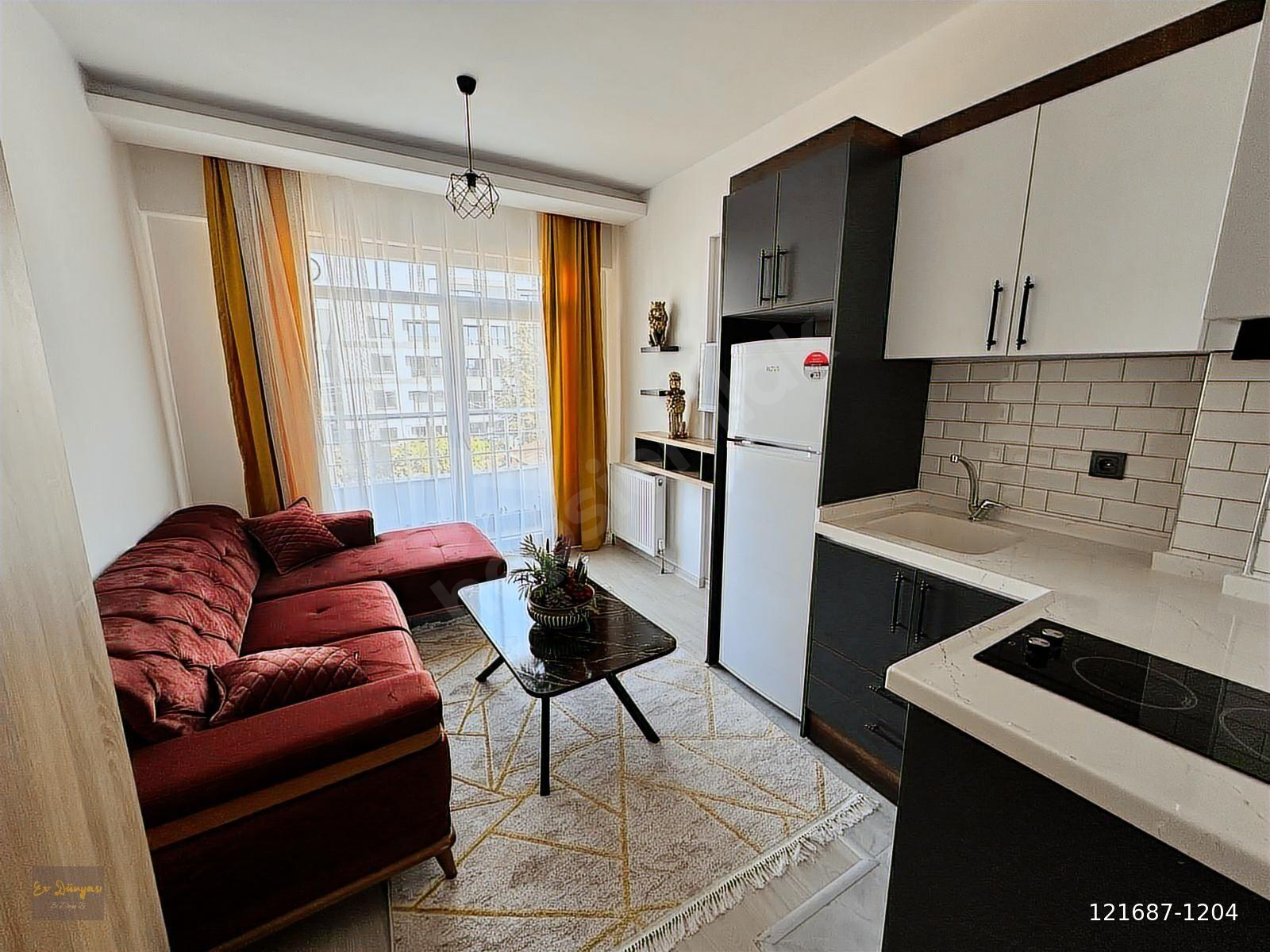 EV DÜNYASINDA/TALAS HARMAN'DA SIFIR EŞYALI DÜŞÜK KAT 1+1 DAİRE