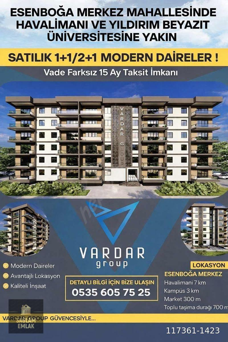 SAĞLAM EMLAKTAN ESENBOĞA MH.'DE ULTRA LÜKS VADELİ PROJE FIRSATI