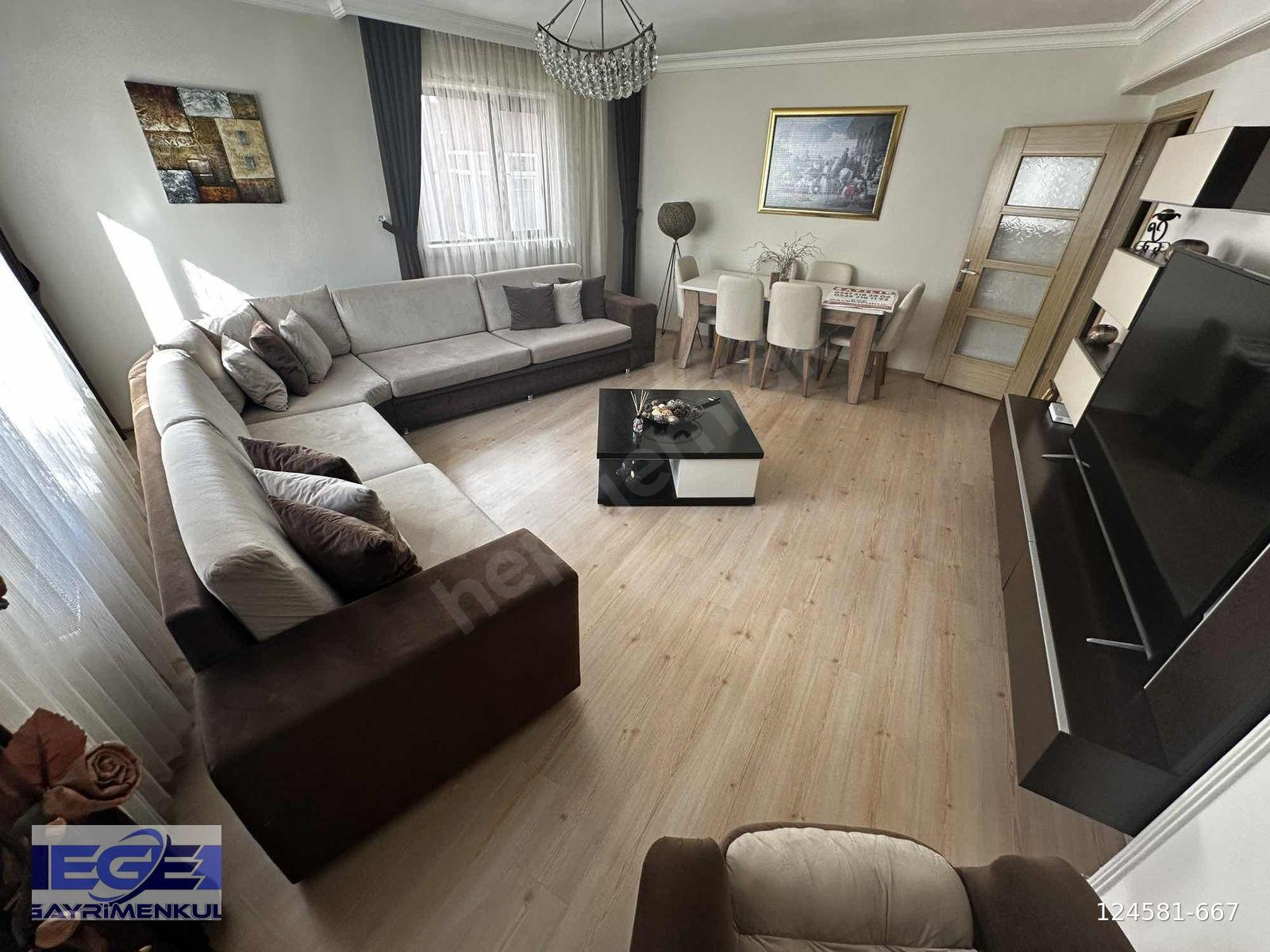 █ EGE'DEN █ BAHÇELERİÇİ'NDE FULL YAPILI 2. KAT MASRAFSIZ DAİRE